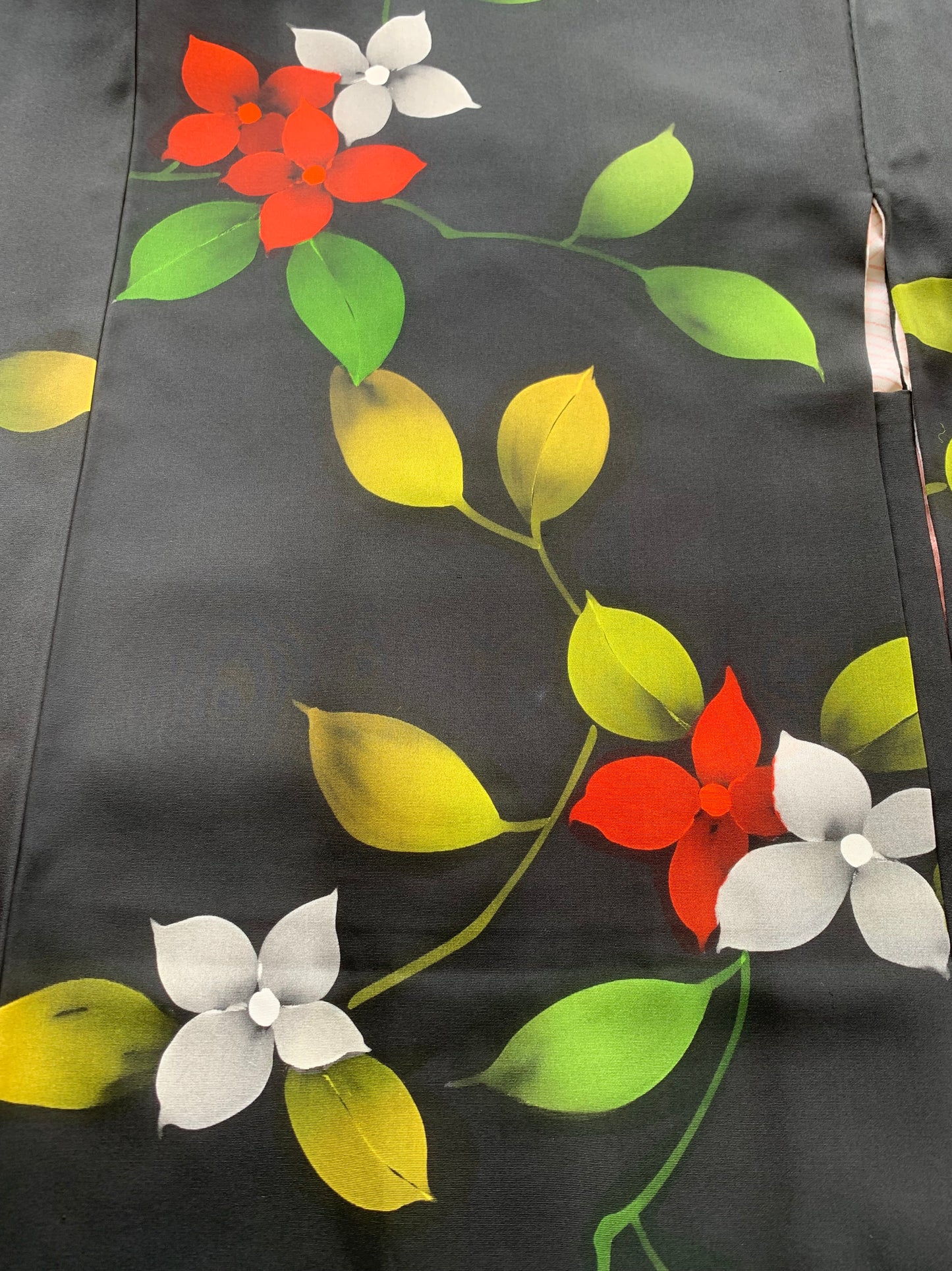 VINTAGE BLACK HAORI  "BLK162"