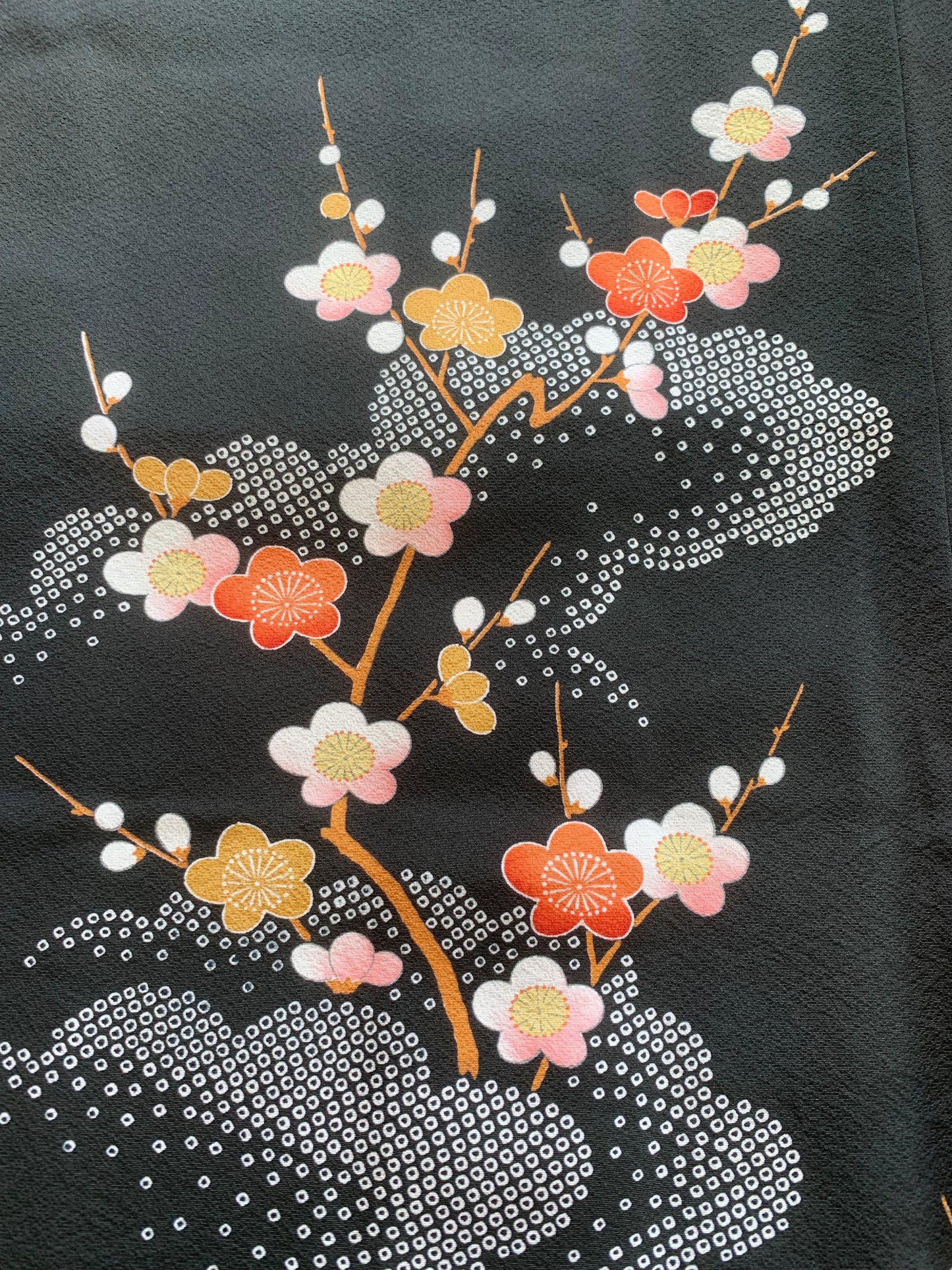 VINTAGE BLACK HAORI  "BLK168"