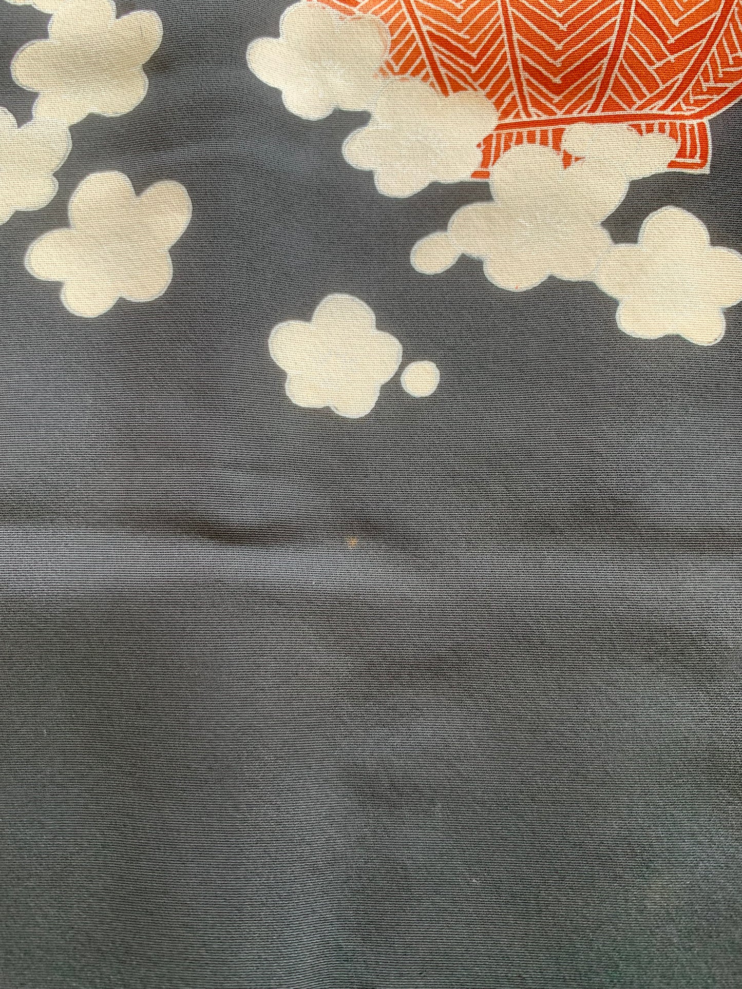 VINTAGE BLACK HAORI  "BLK170" *damage