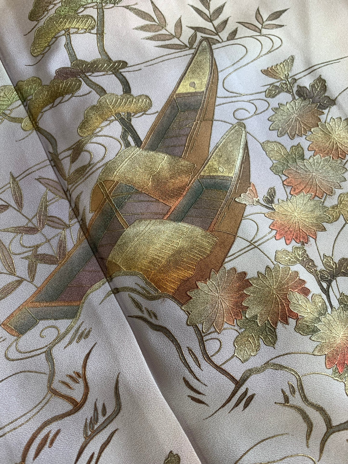 IROTOME SKIRT UPCYCLED FROM JAPANESE KIMONO "IRO123"