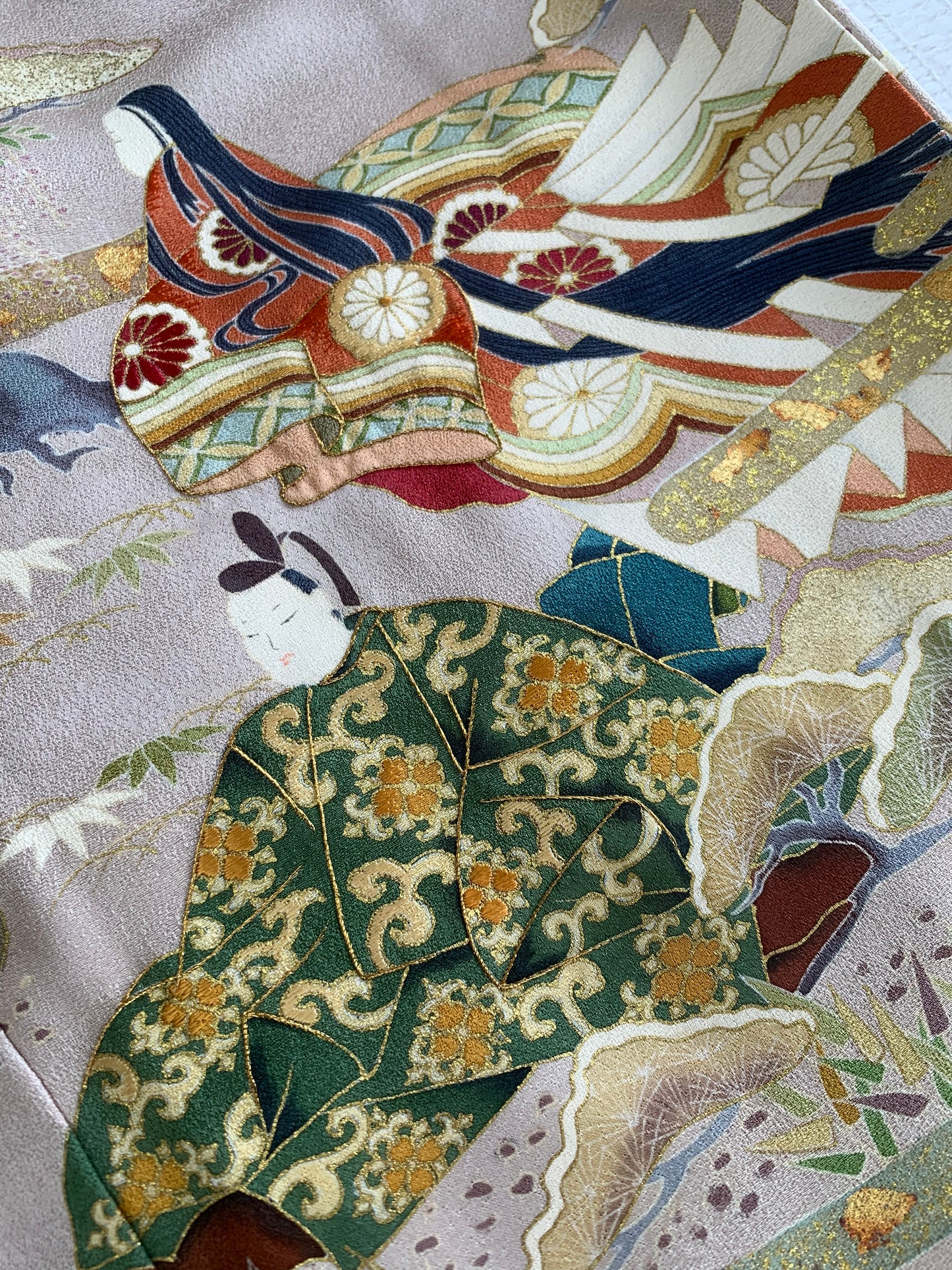 IROTOME SKIRT UPCYCLED FROM JAPANESE KIMONO "IRO124"