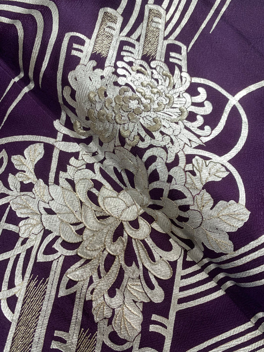 IROTOME SKIRT UPCYCLED FROM JAPANESE KIMONO "IRO130"