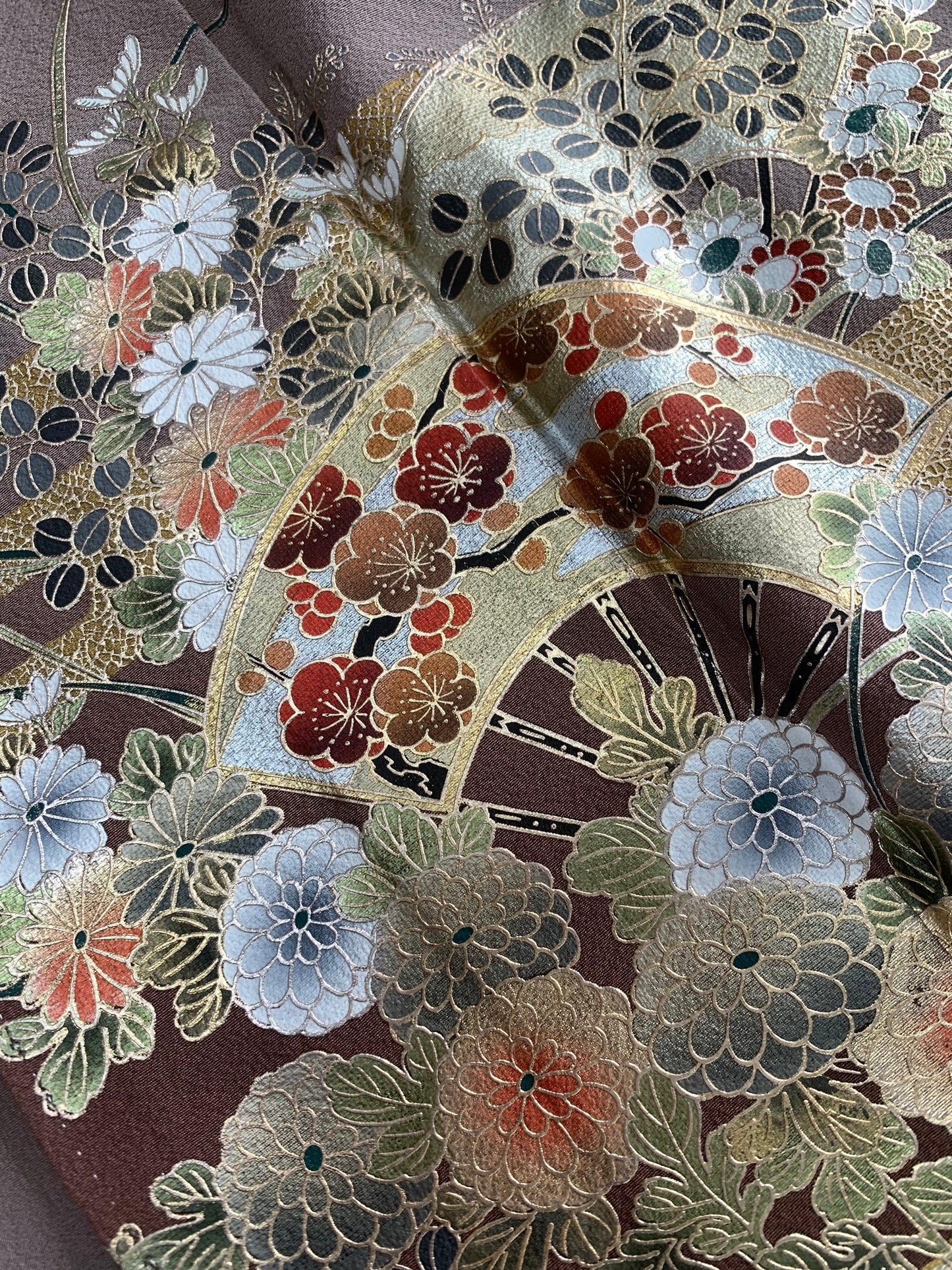 IROTOME SKIRT UPCYCLED FROM JAPANESE KIMONO "IRO131"
