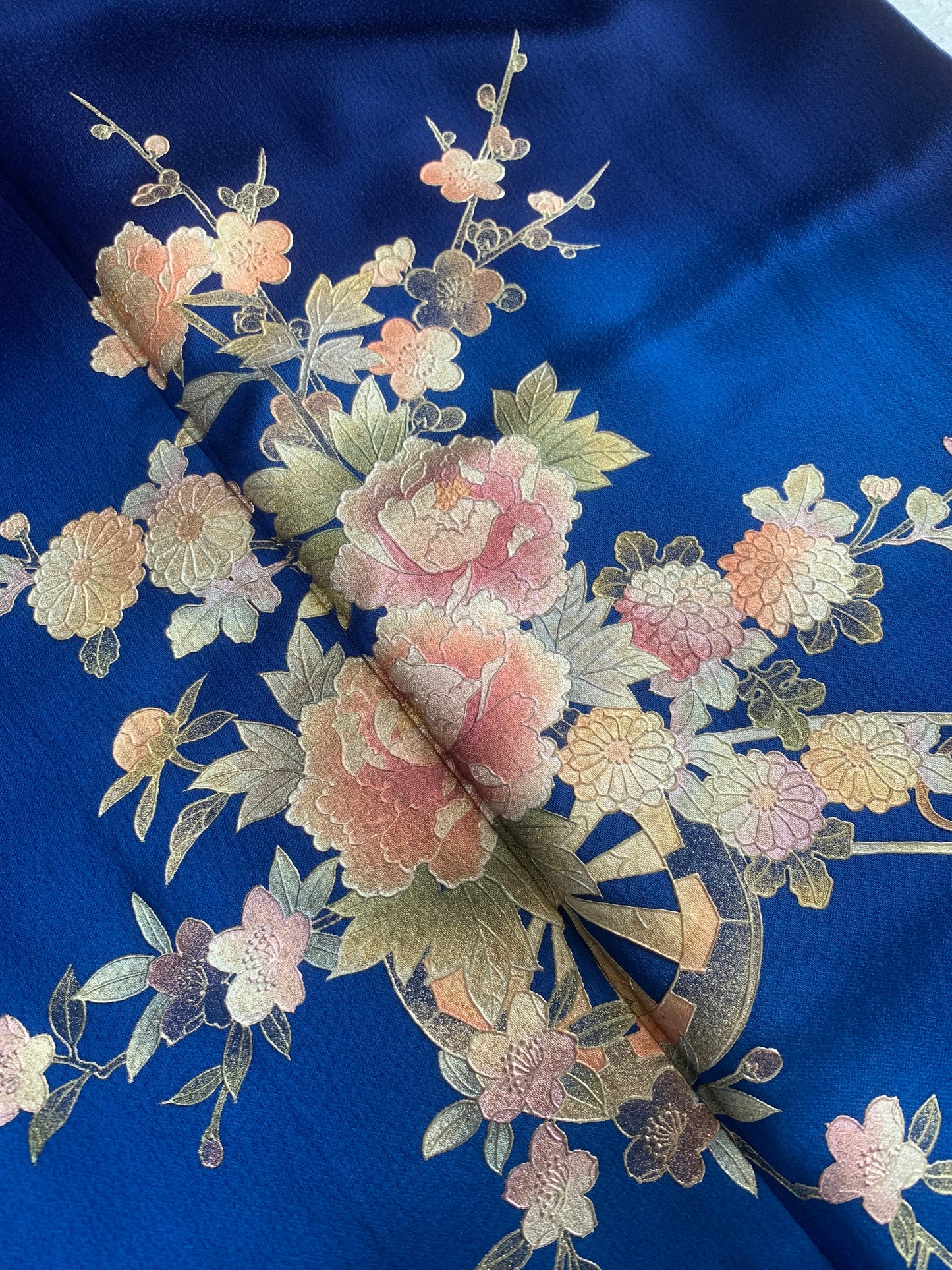 IROTOME SKIRT UPCYCLED FROM JAPANESE KIMONO "IRO133"