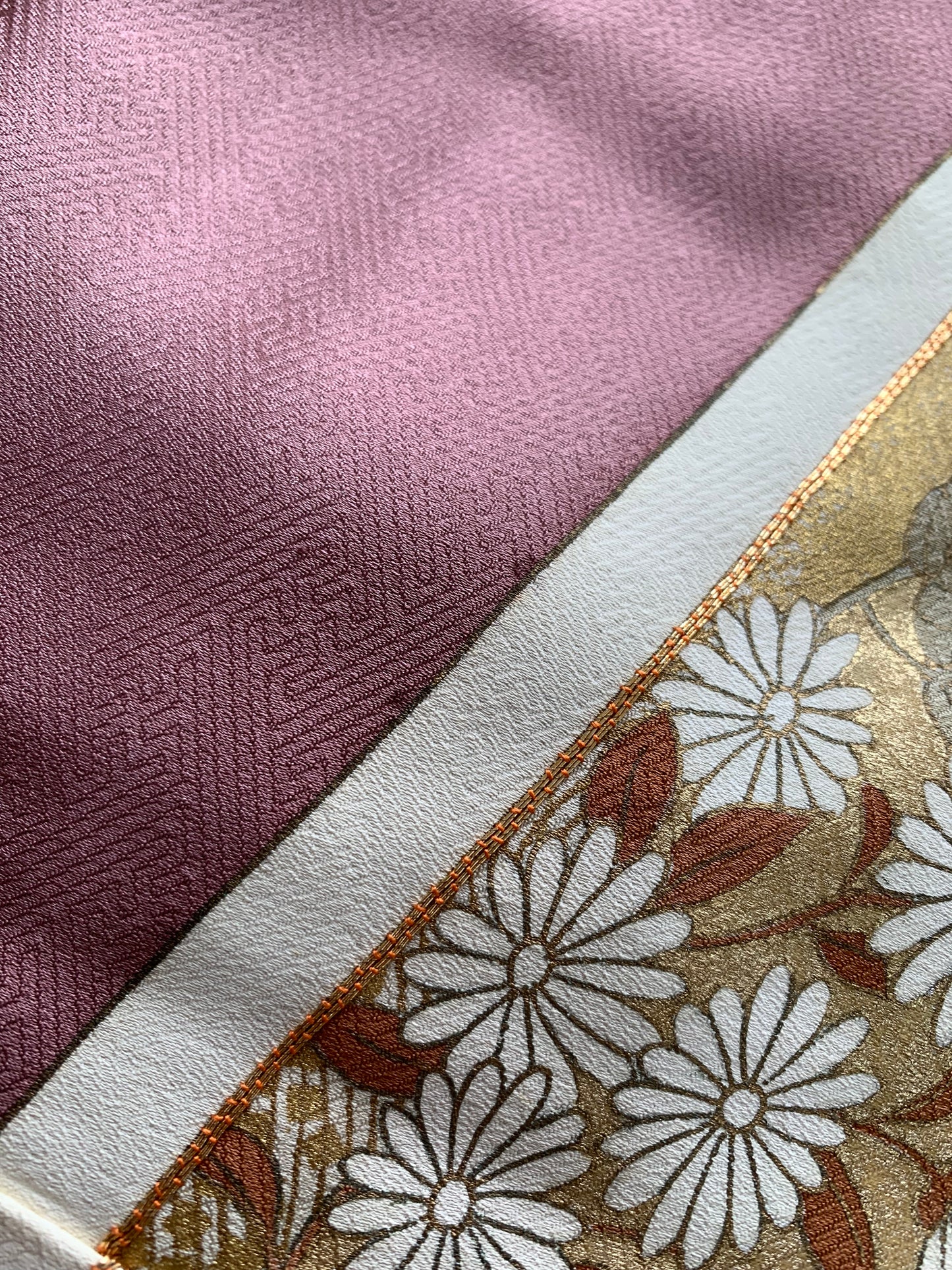 IROTOME SKIRT UPCYCLED FROM JAPANESE KIMONO "IRO134"