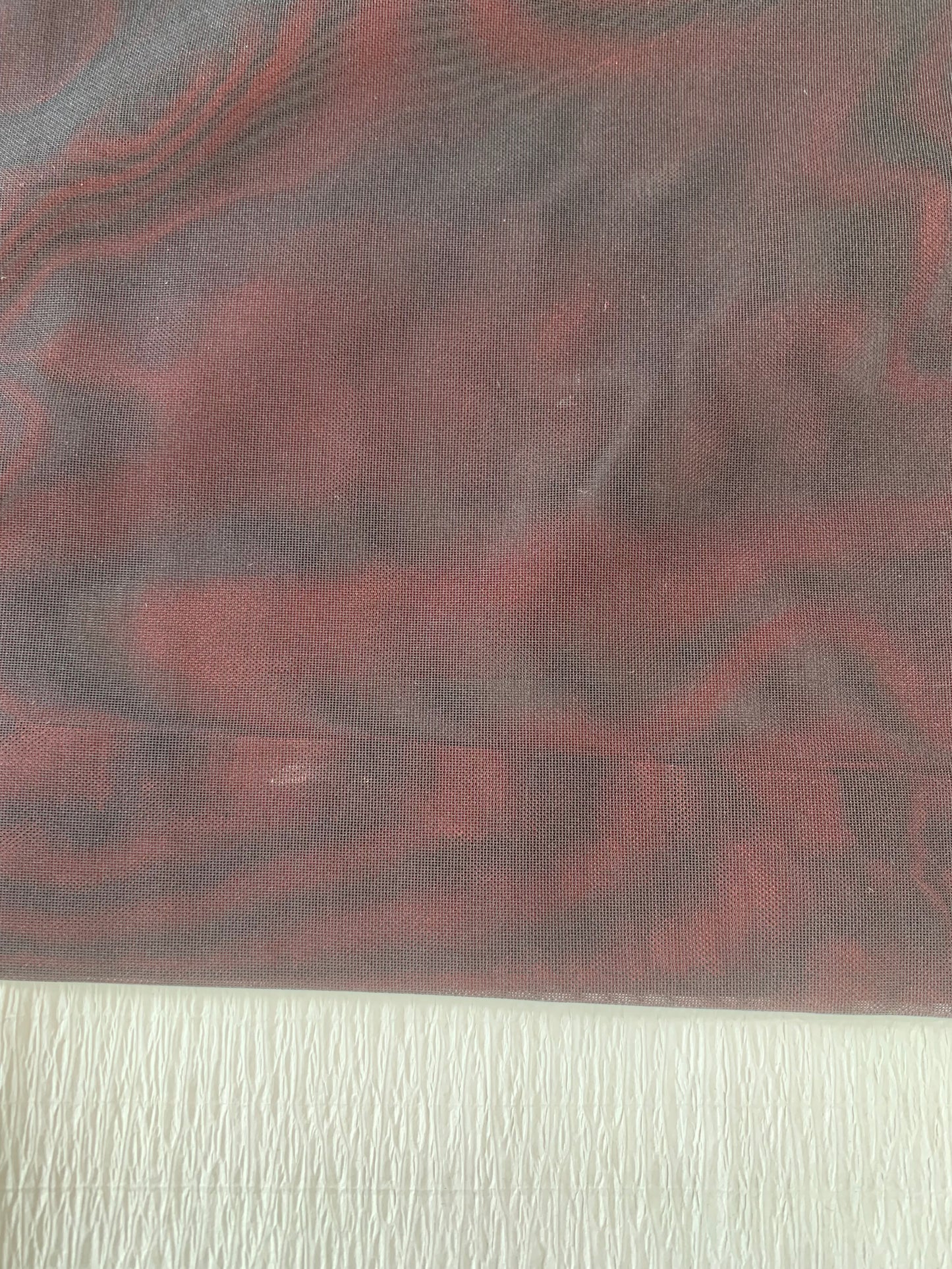 VINTAGE BLACK HAORI SHEER “sha, inside-red, butterfly, SHH026"