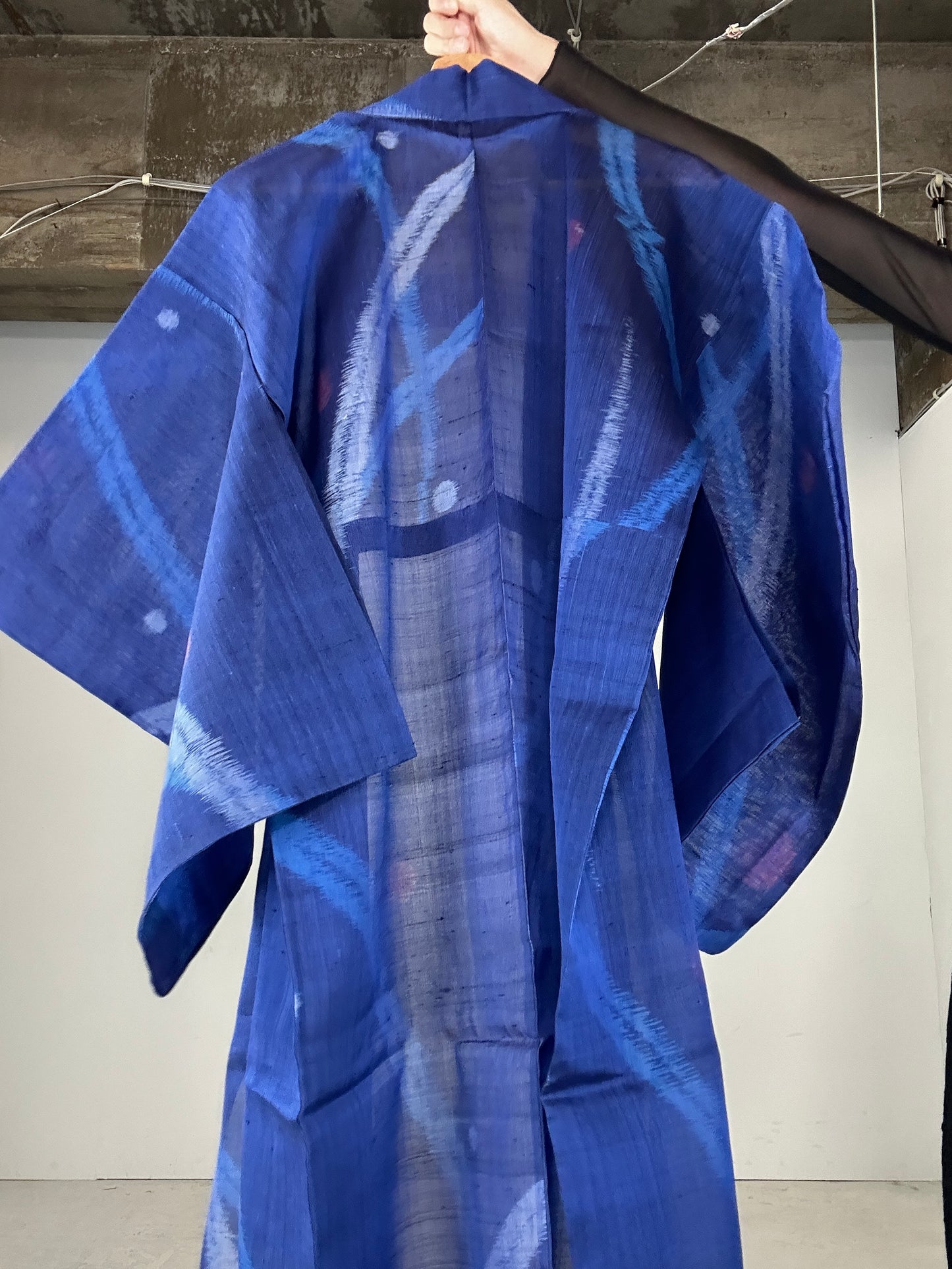 VINTAGE SHEER KIMONO  "sha shibakusa"