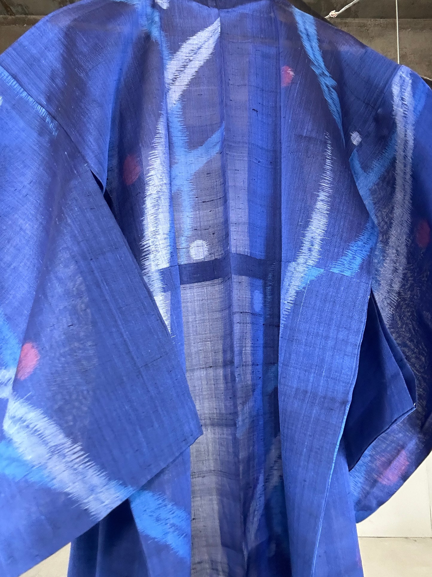 VINTAGE SHEER KIMONO  "sha shibakusa"