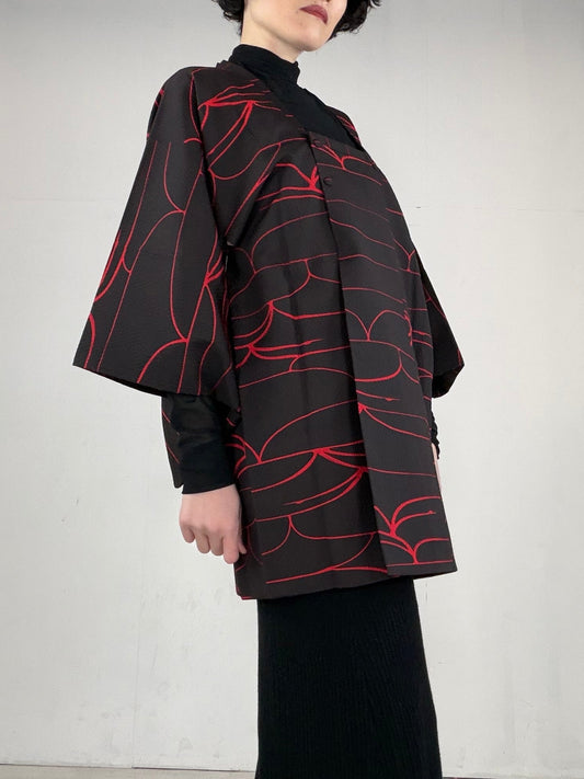 VINTAGE KAWAII MICHIYUKI "black, red, KAW105"