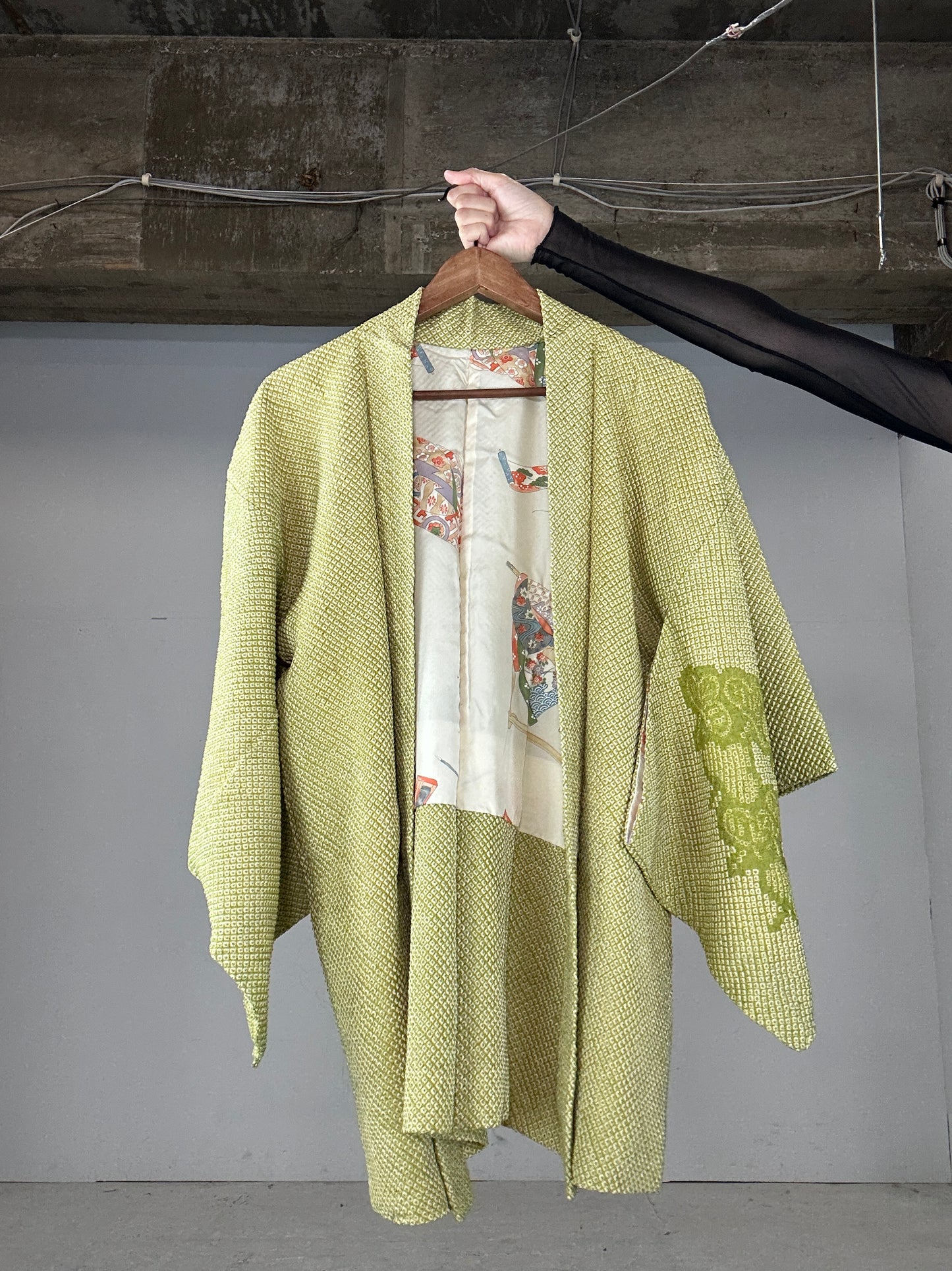 VINTAGE SHIBORI HAORI "matsu"