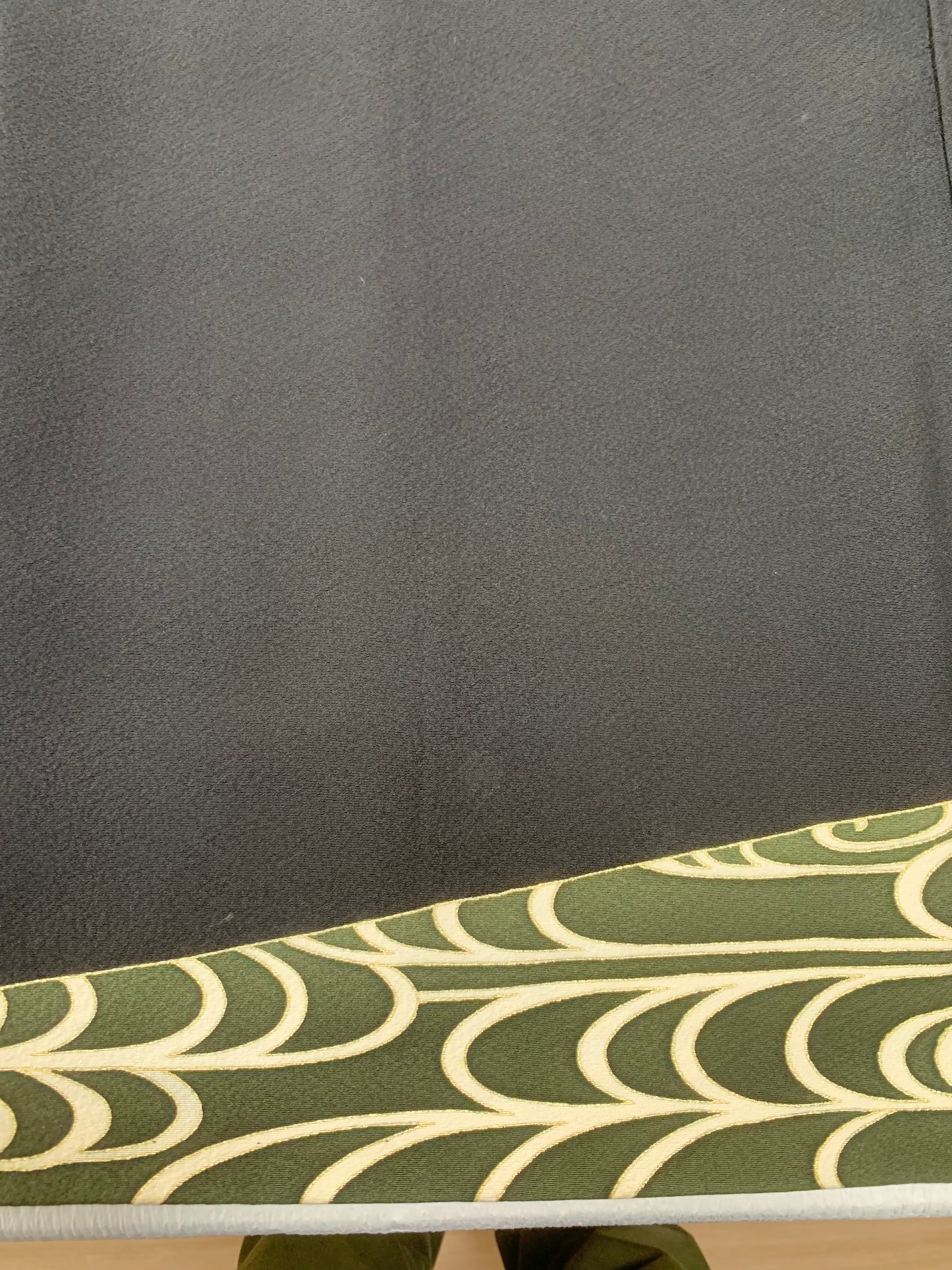 EDO-ZUMA SKIRT UPCYCLED FROM JAPANESE KIMONO "EDO046"