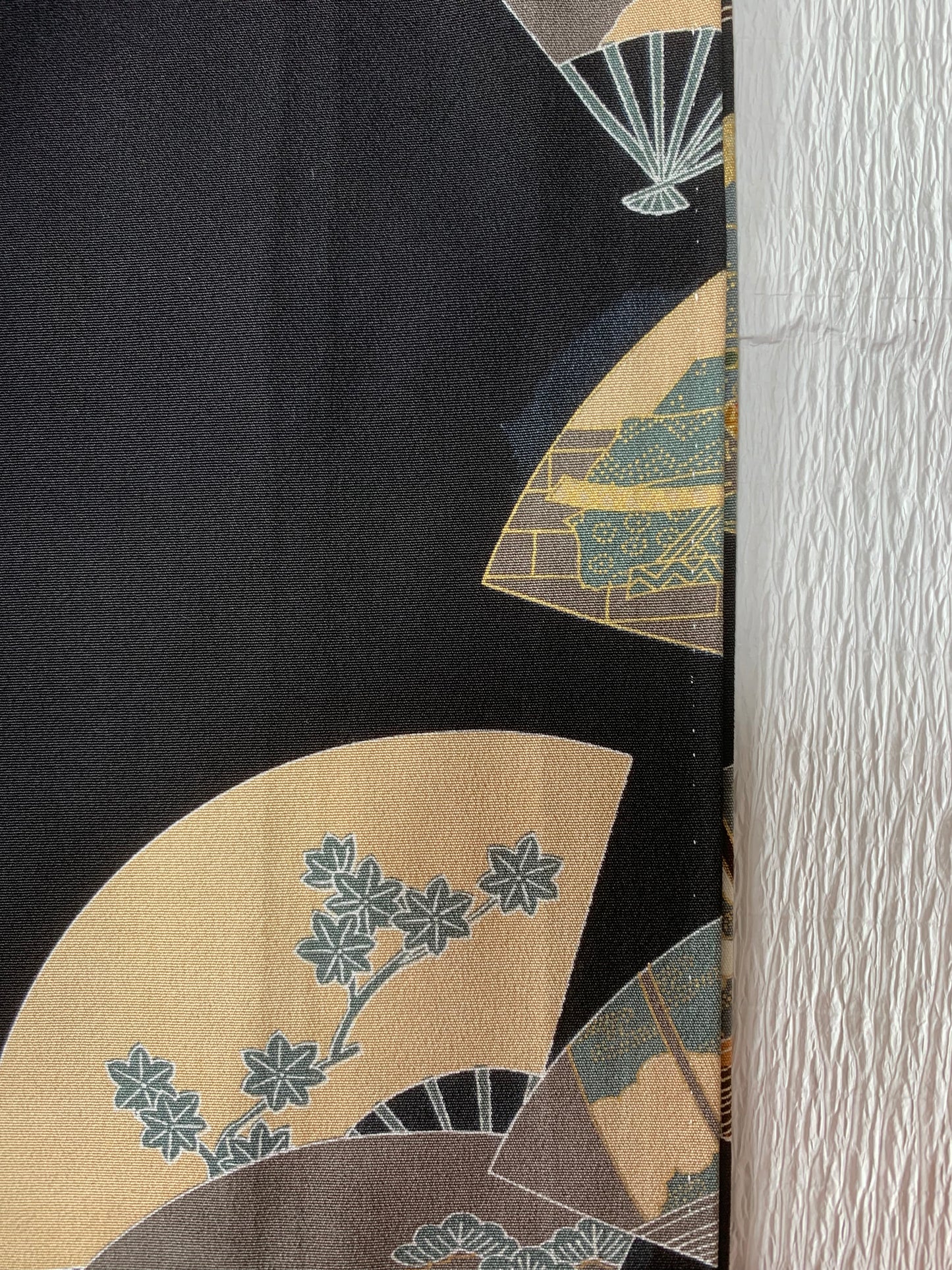 EDO-ZUMA SKIRT UPCYCLED FROM JAPANESE KIMONO "EDO048"