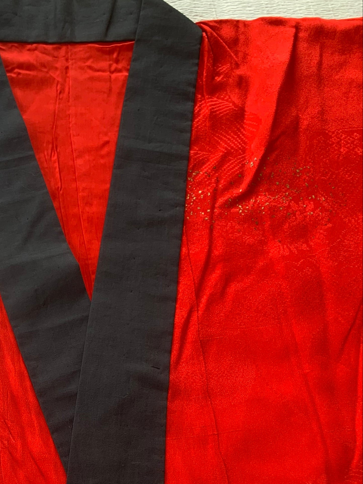 VINTAGE REPAIR NAGAJYUBAN  "RED, eri-repair, gold, JUG027"