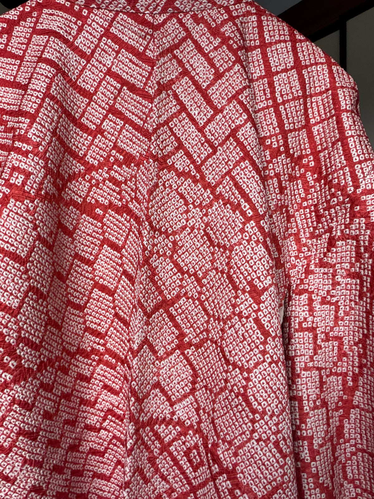VINTAGE SHIBORI HAORI  "aka, SIB131"