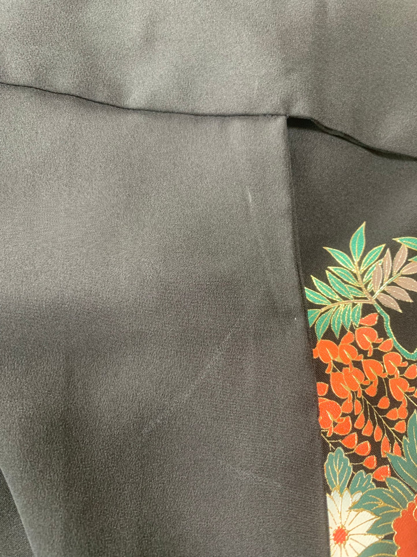 EDO-ZUMA SKIRT UPCYCLED FROM JAPANESE KIMONO "EDO053"