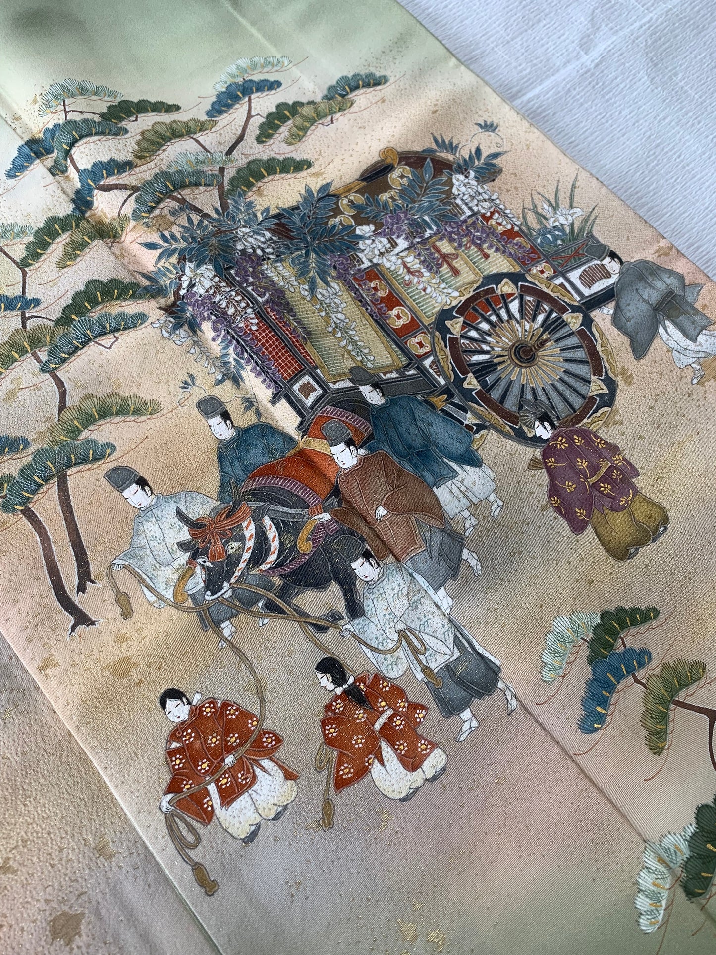 IROTOME SKIRT UPCYCLED FROM JAPANESE KIMONO "IRO140"