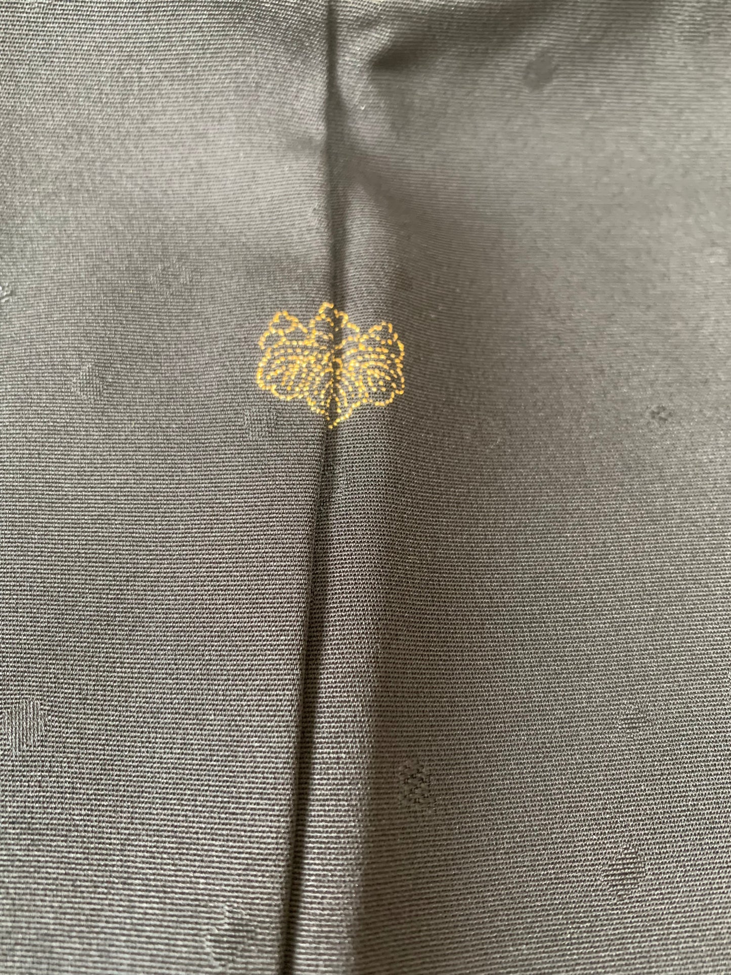 VINTAGE BLACK HAORI  "inside-autumn, BLK189"
