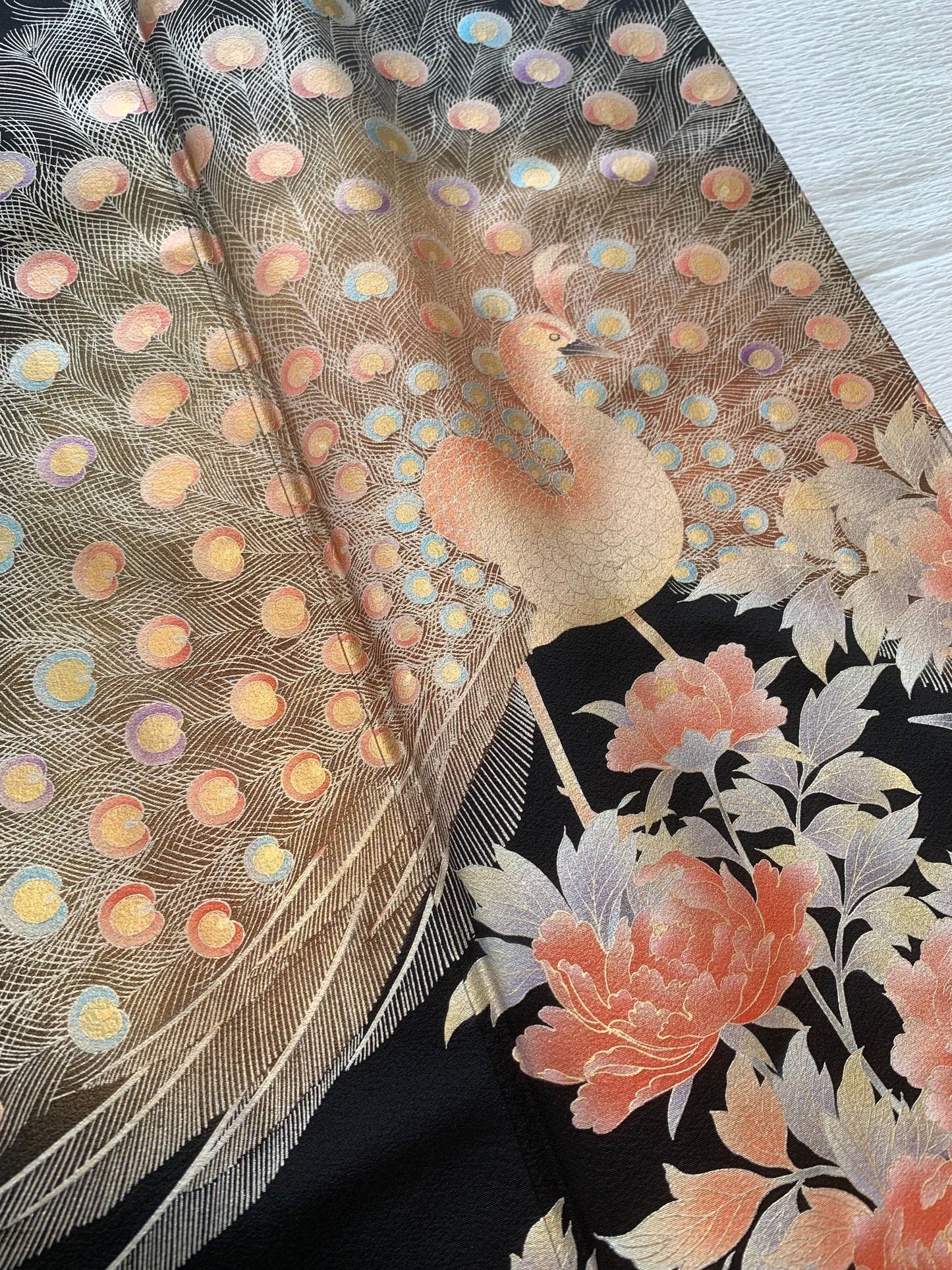 EDO-ZUMA SKIRT UPCYCLED FROM JAPANESE KIMONO "EDO061"