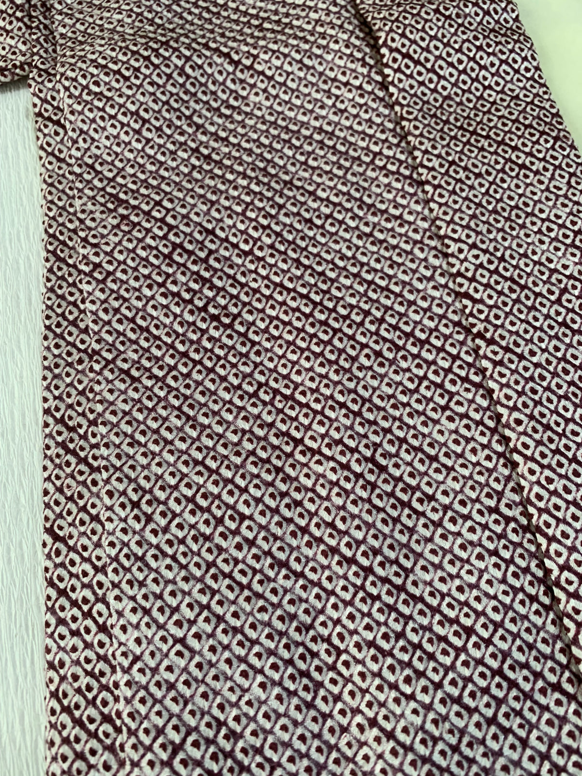 VINTAGE SHIBORI HAORI  "murasaki, SIB141"