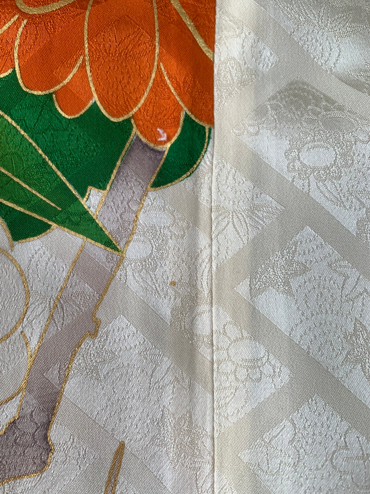 Kimono Skirt "SAI001" — Upcycled from Japanese Kimono Furisode