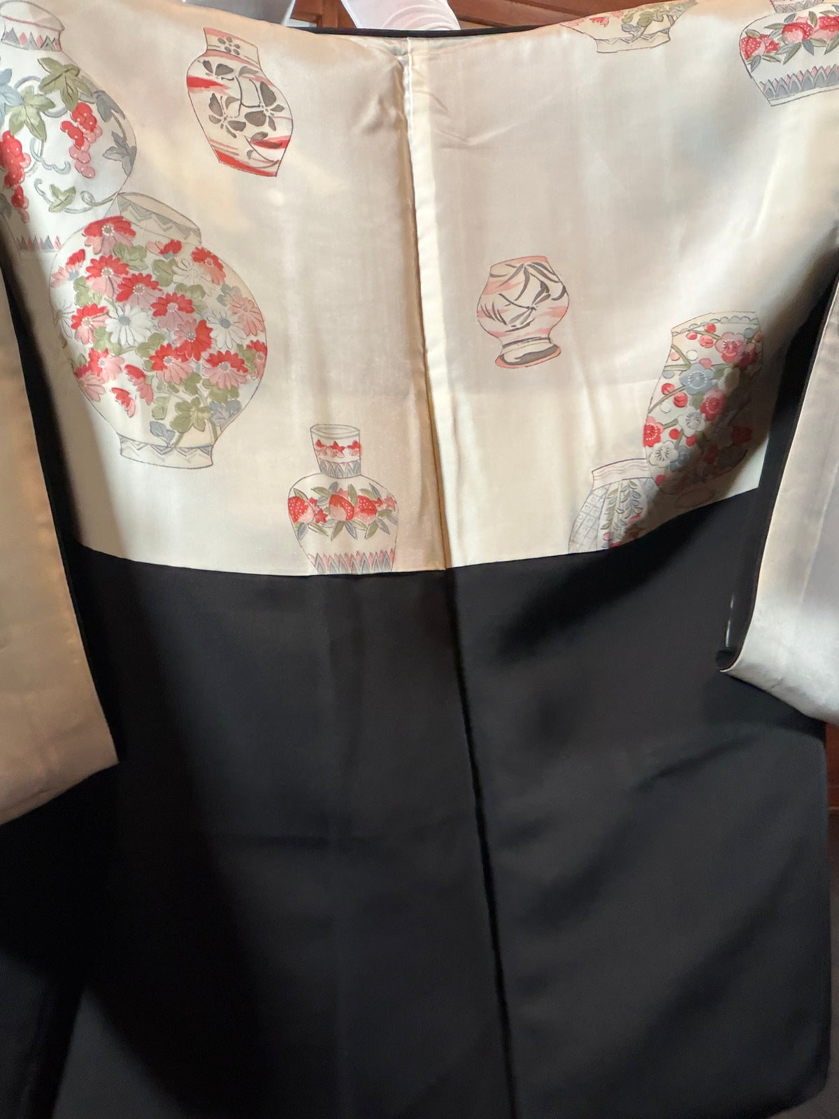 VINTAGE BLACK HAORI  "hisi, hana, BLK202"