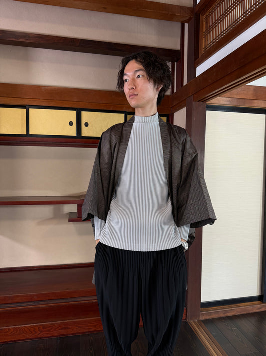 VINTAGE KAWAII HAORI oversized  "oshima, OSI205"