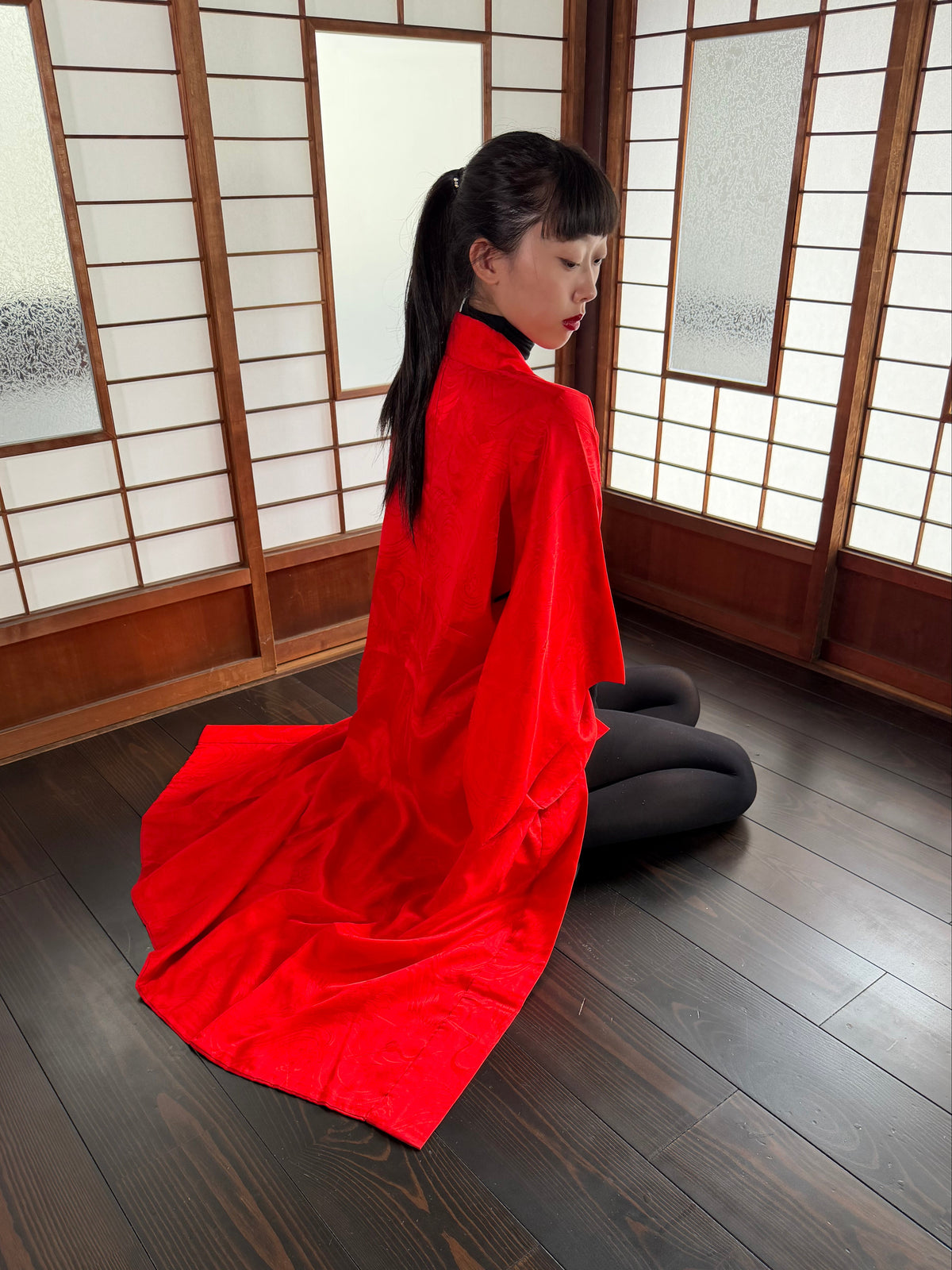 VINTAGE NAGAJYUBAN "antique-red, JUG029"