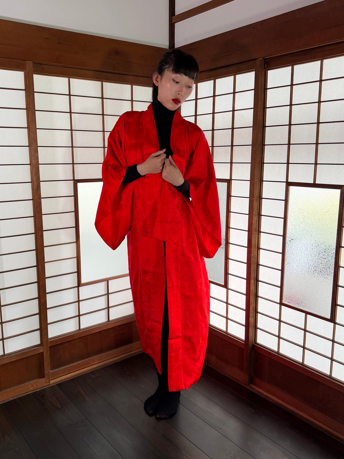 VINTAGE NAGAJYUBAN "antique-red, JUG029"