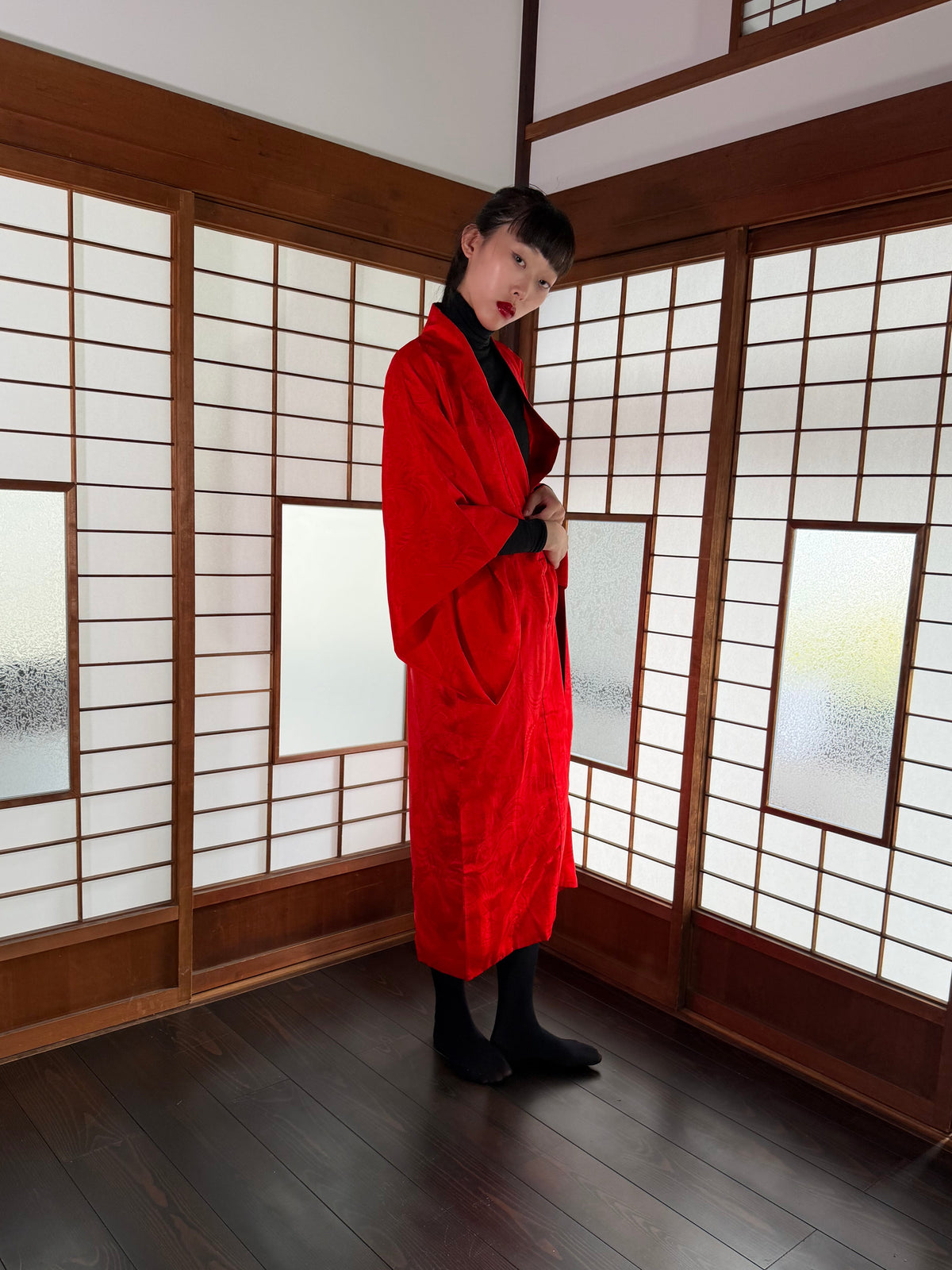 VINTAGE NAGAJYUBAN "antique-red, JUG029"
