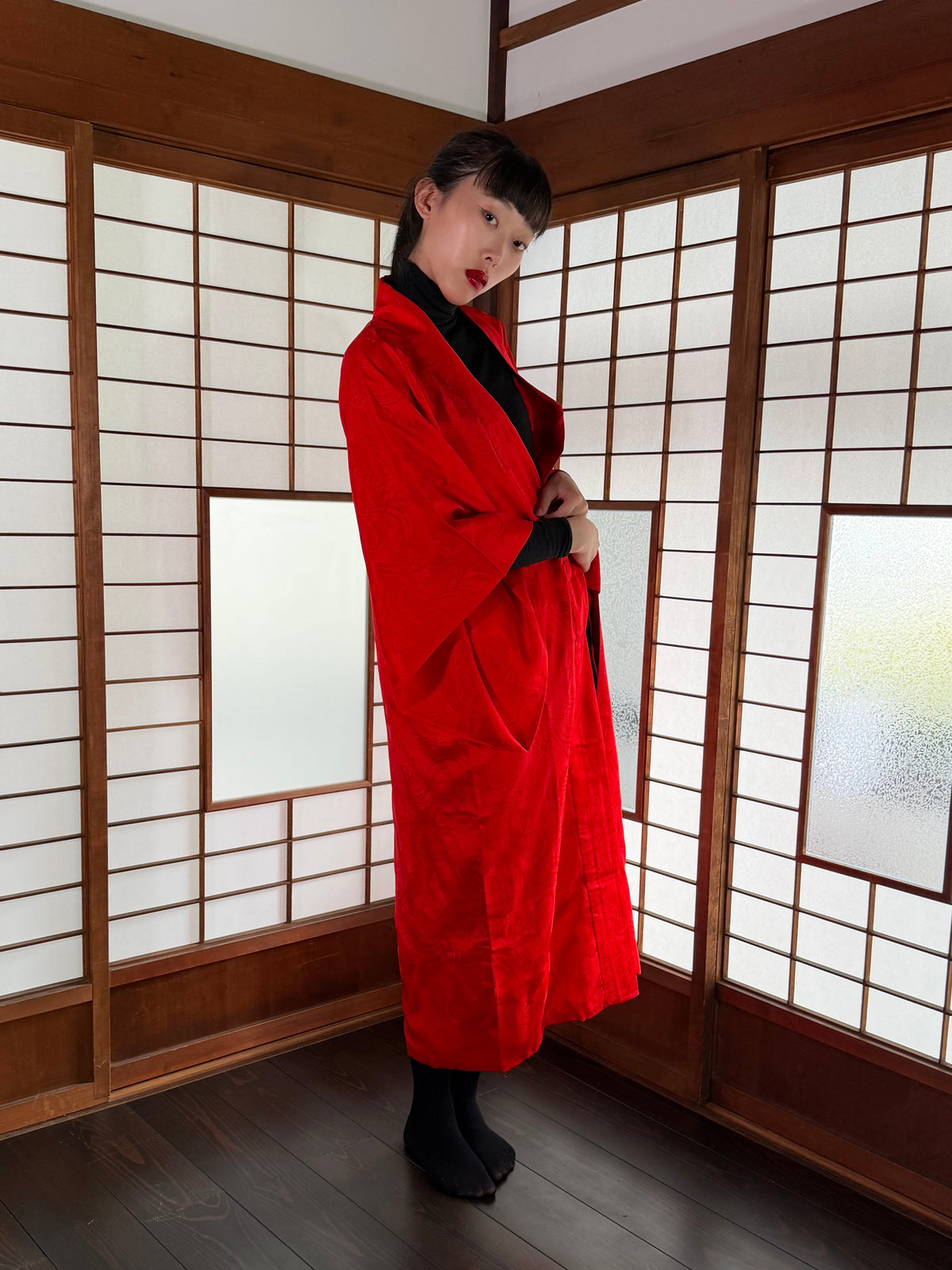 VINTAGE NAGAJYUBAN "antique-red, JUG029"
