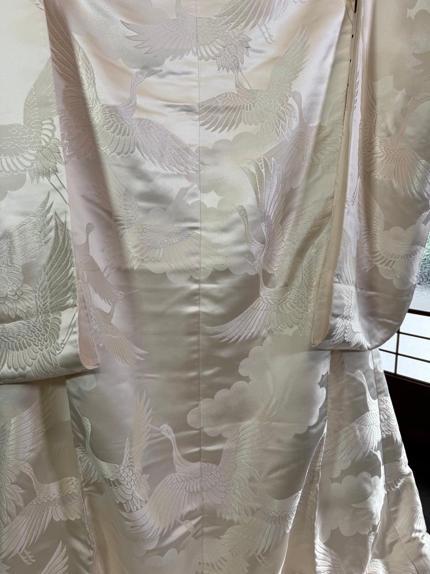 VINTAGE SHIROMUKU "tsuru 002 with glitter"