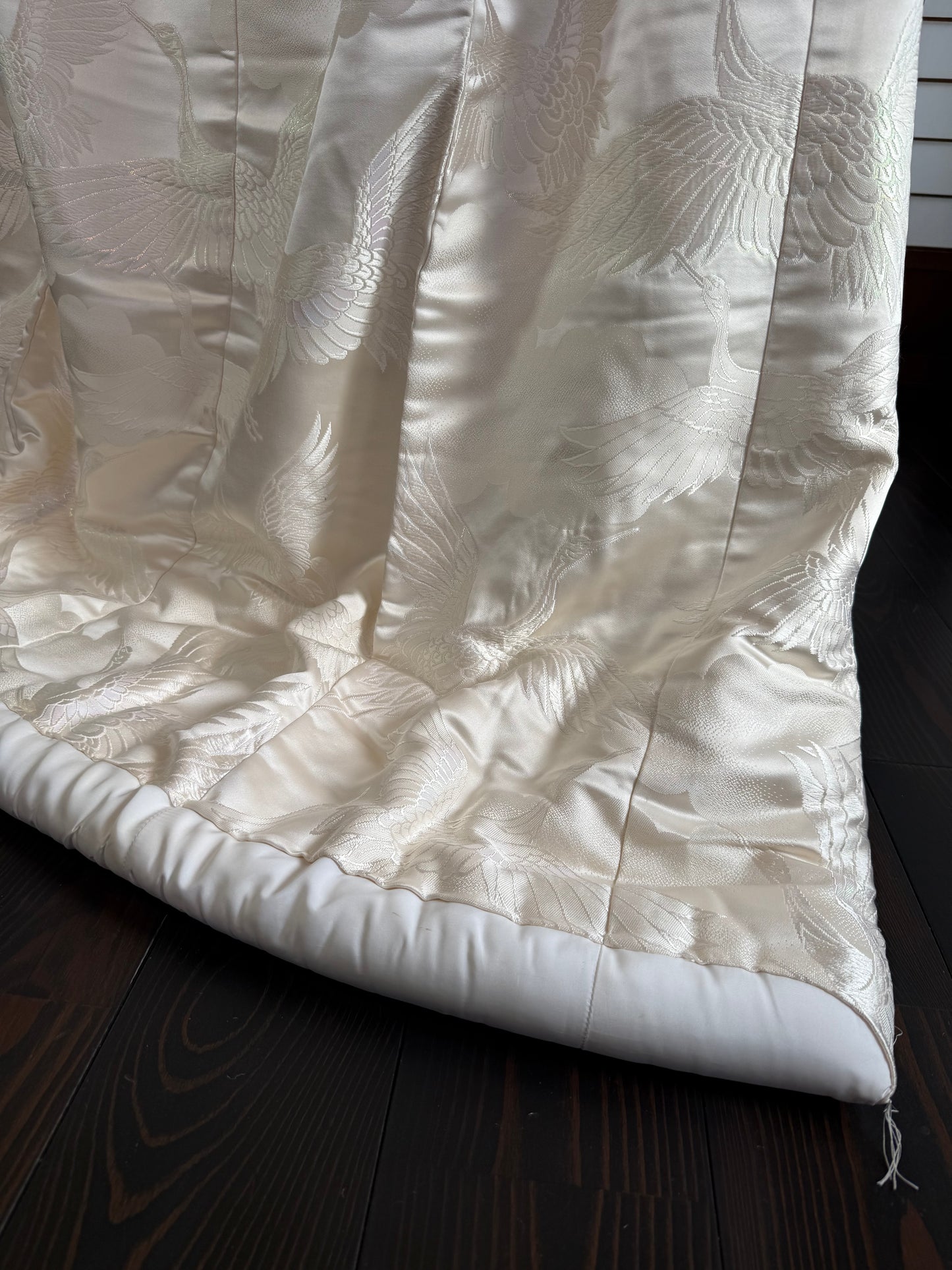 VINTAGE SHIROMUKU "tsuru 002 with glitter"