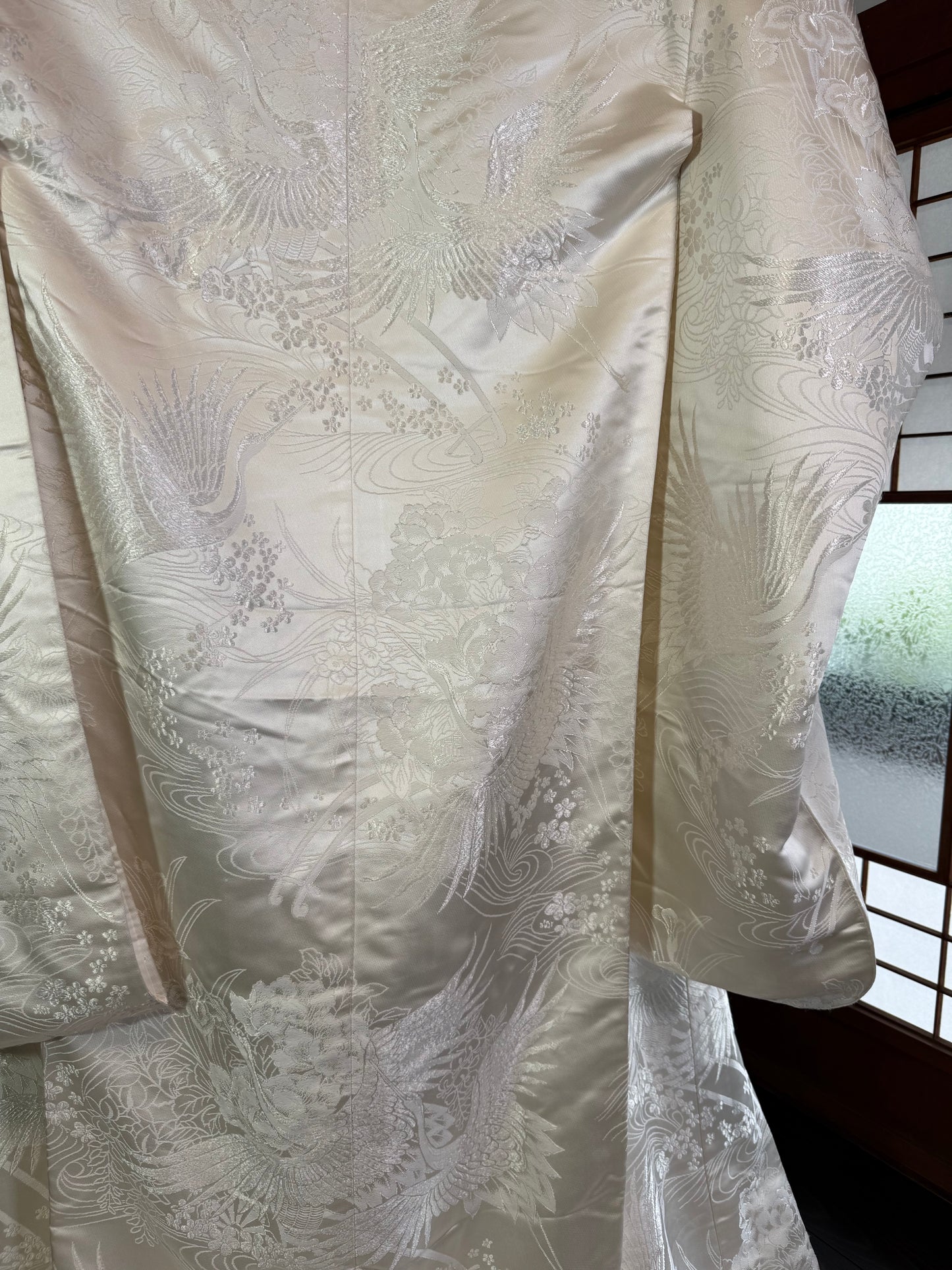 VINTAGE SHIROMUKU "tsuru 003 botan"