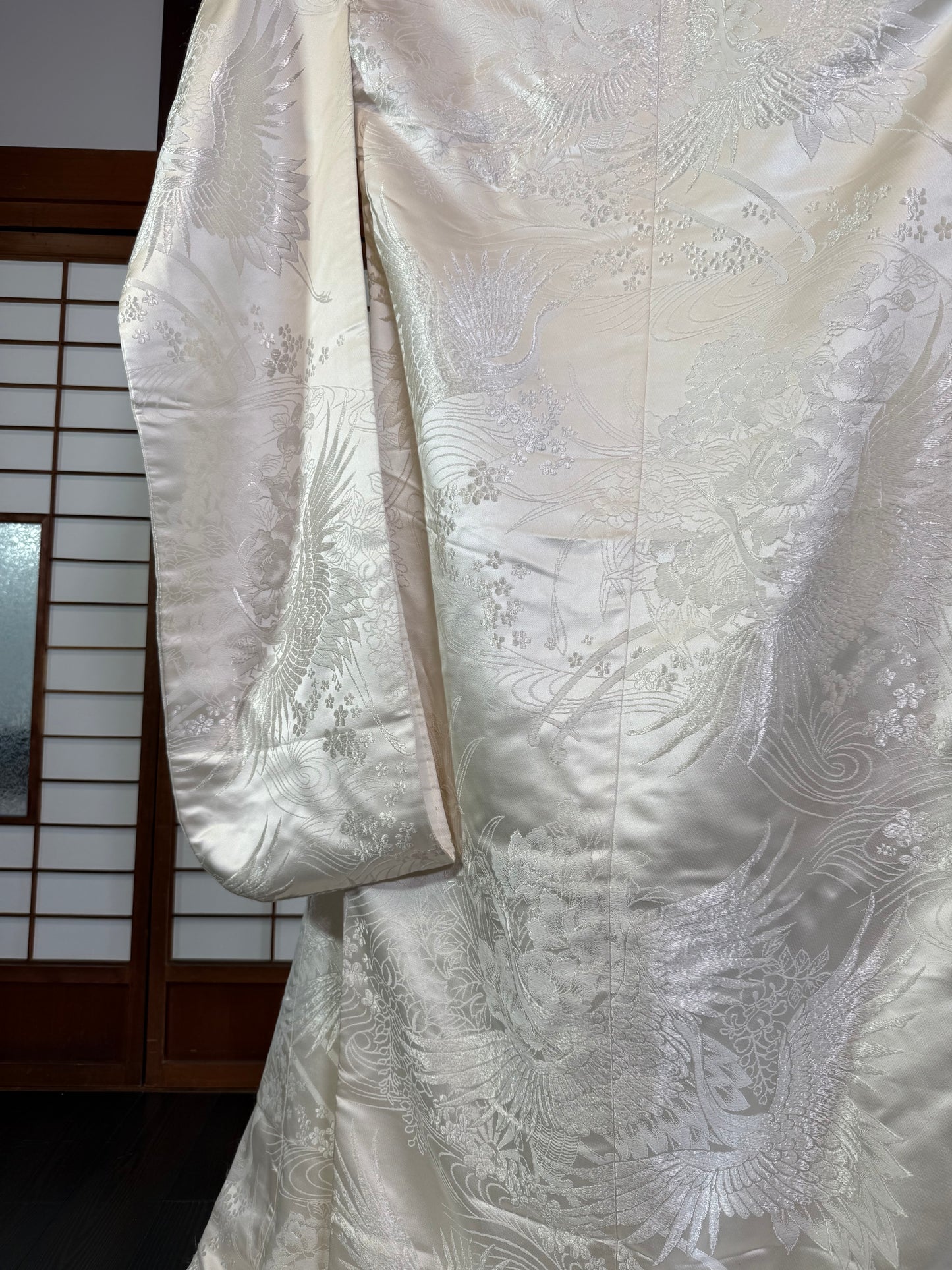 VINTAGE SHIROMUKU "tsuru 003 botan"