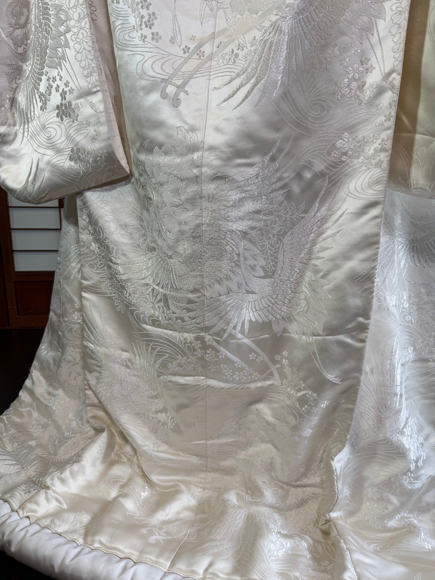 VINTAGE SHIROMUKU "tsuru 003 botan"