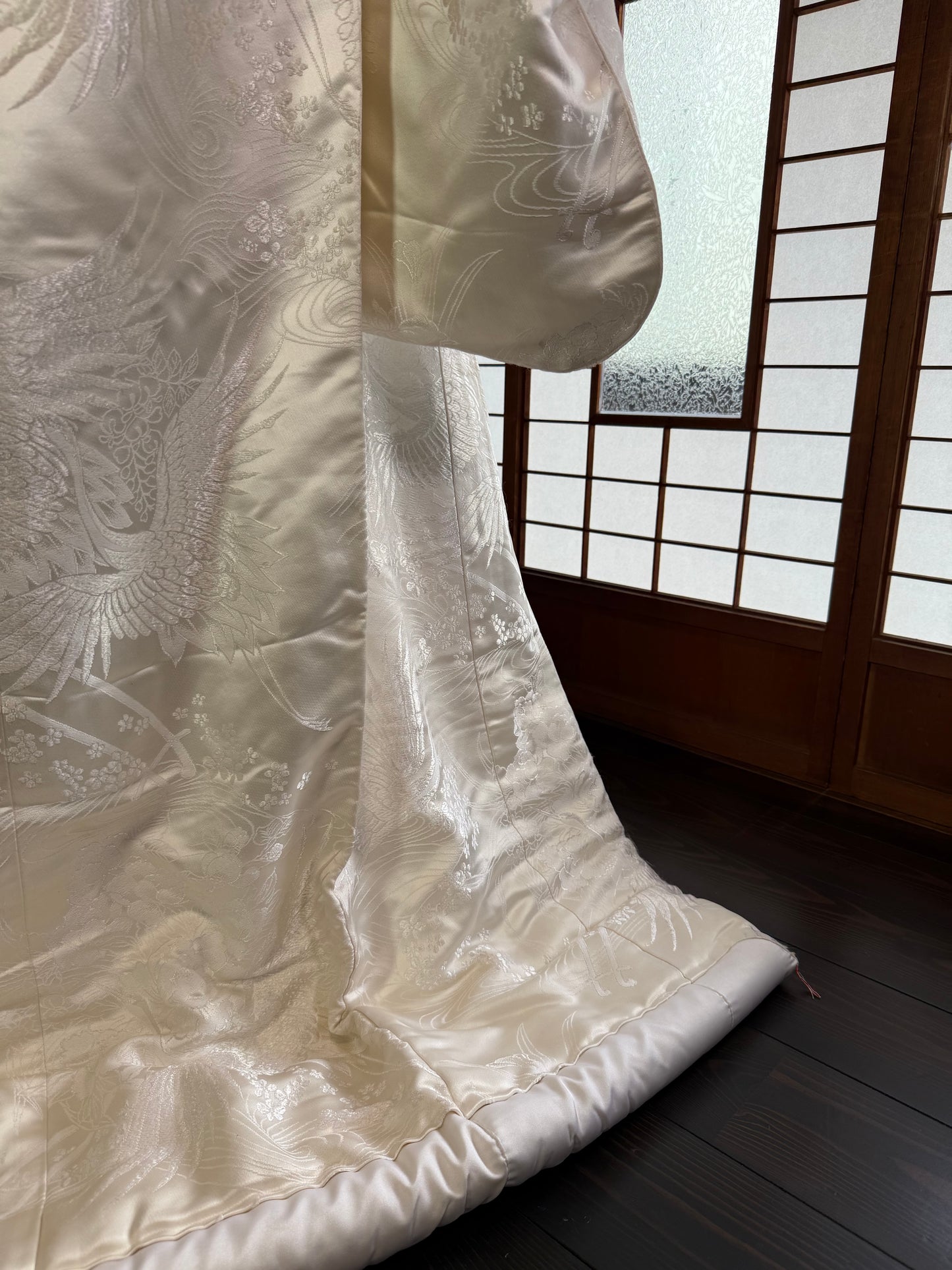 VINTAGE SHIROMUKU "tsuru 003 botan"