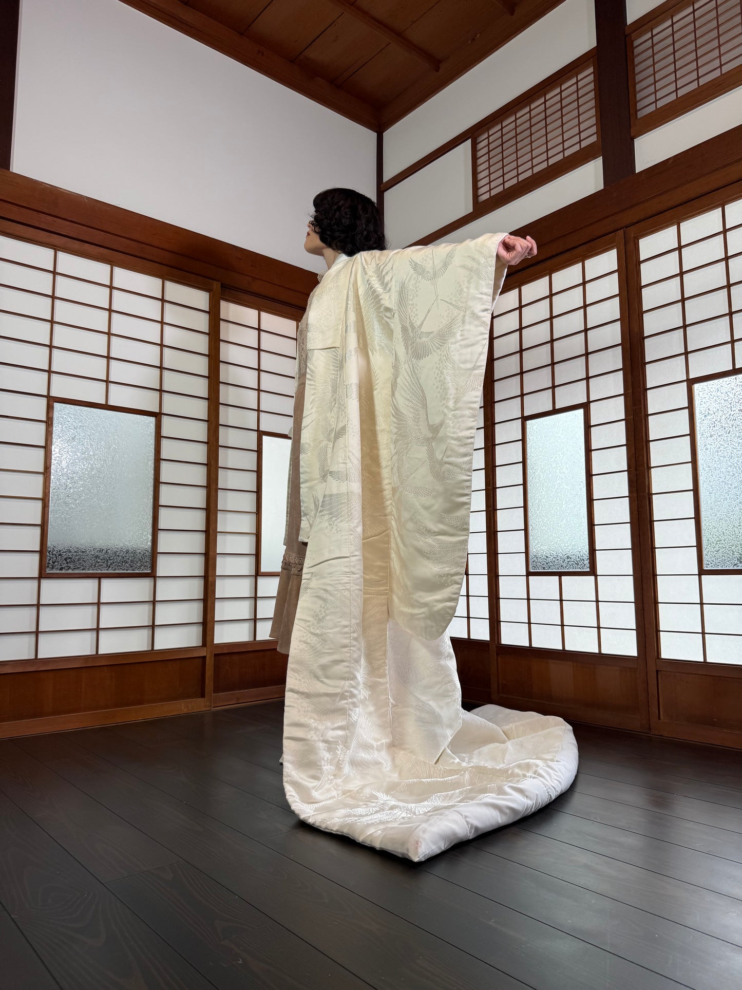 VINTAGE SHIROMUKU "tsuru 001" *damage