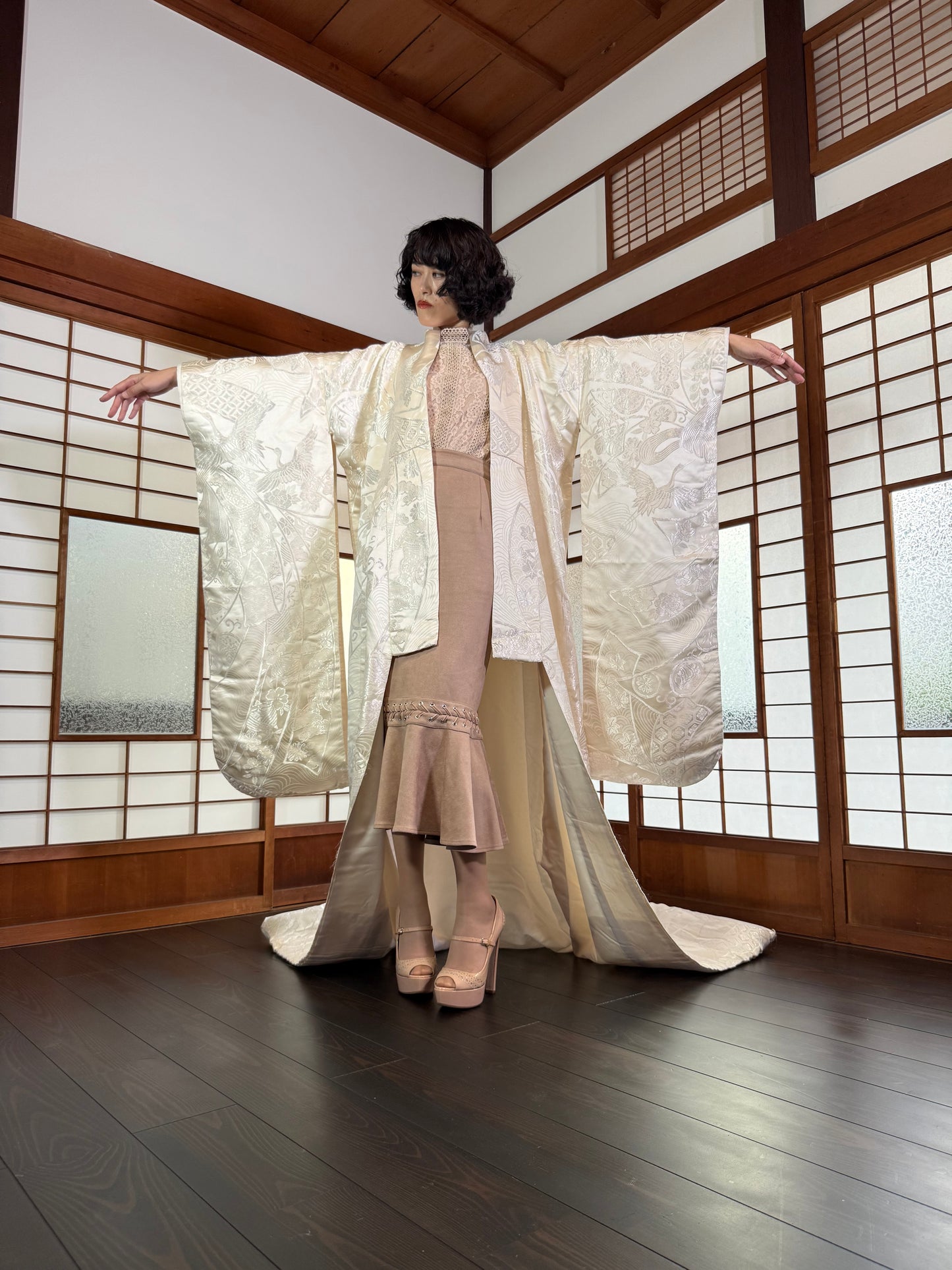 VINTAGE SHIROMUKU "kissho monyo"