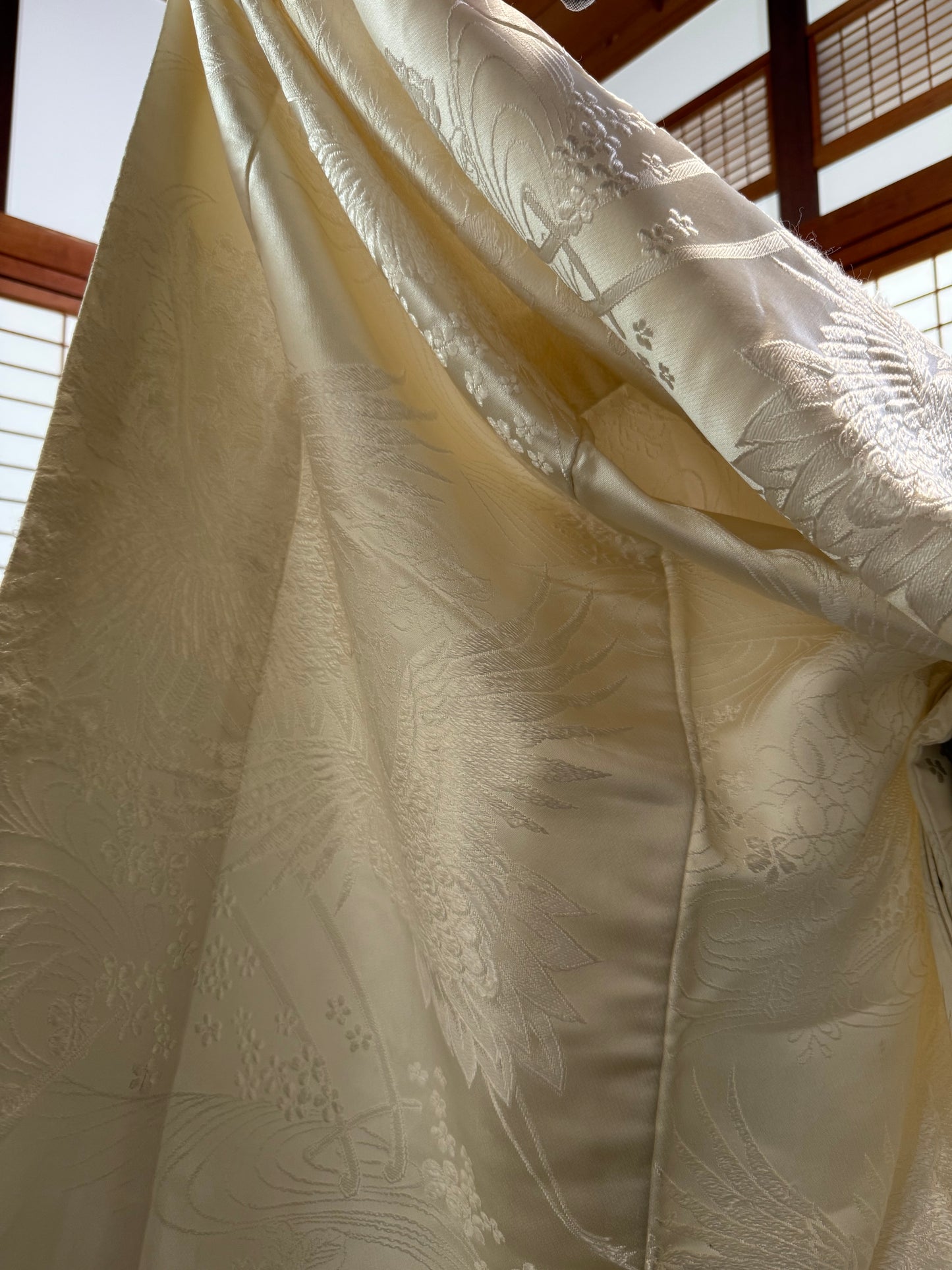 VINTAGE SHIROMUKU "tsuru 003 botan"