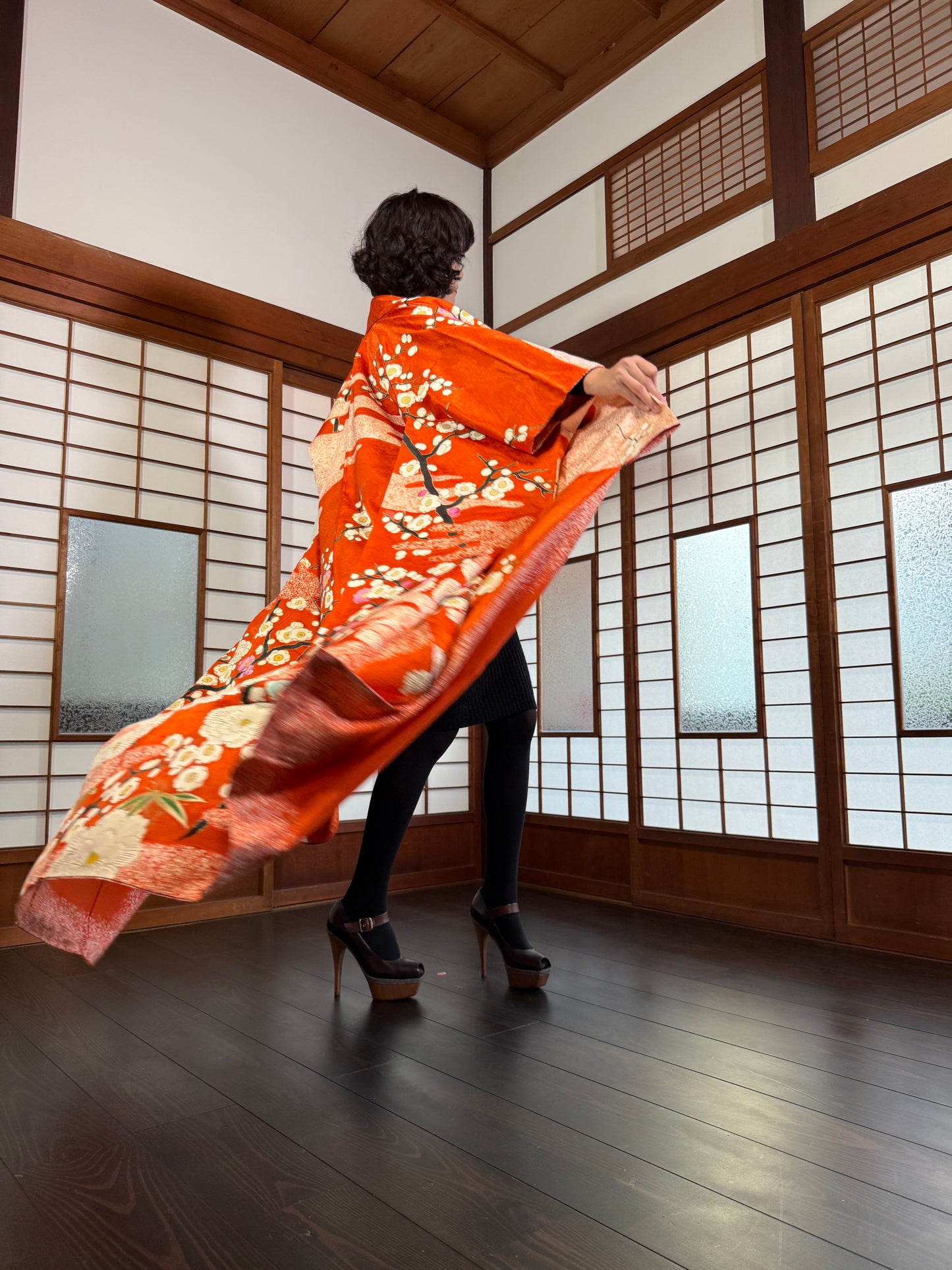 Redefining the Vintage Furisode Collection "ume, botan"