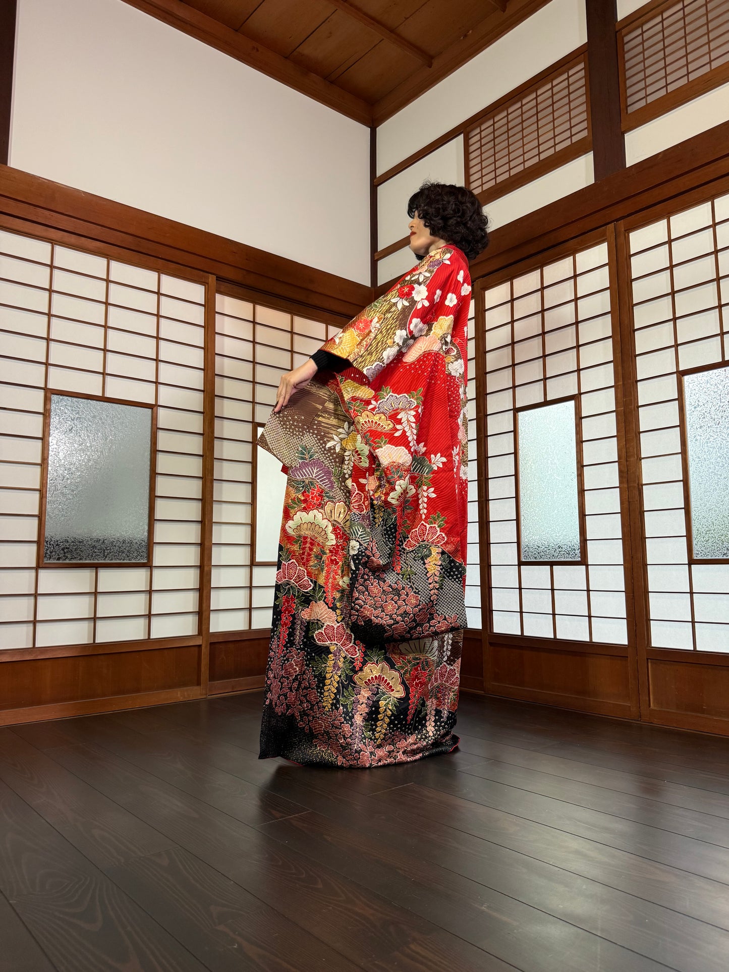 Redefining the Vintage Furisode Collection "ume, matsu"