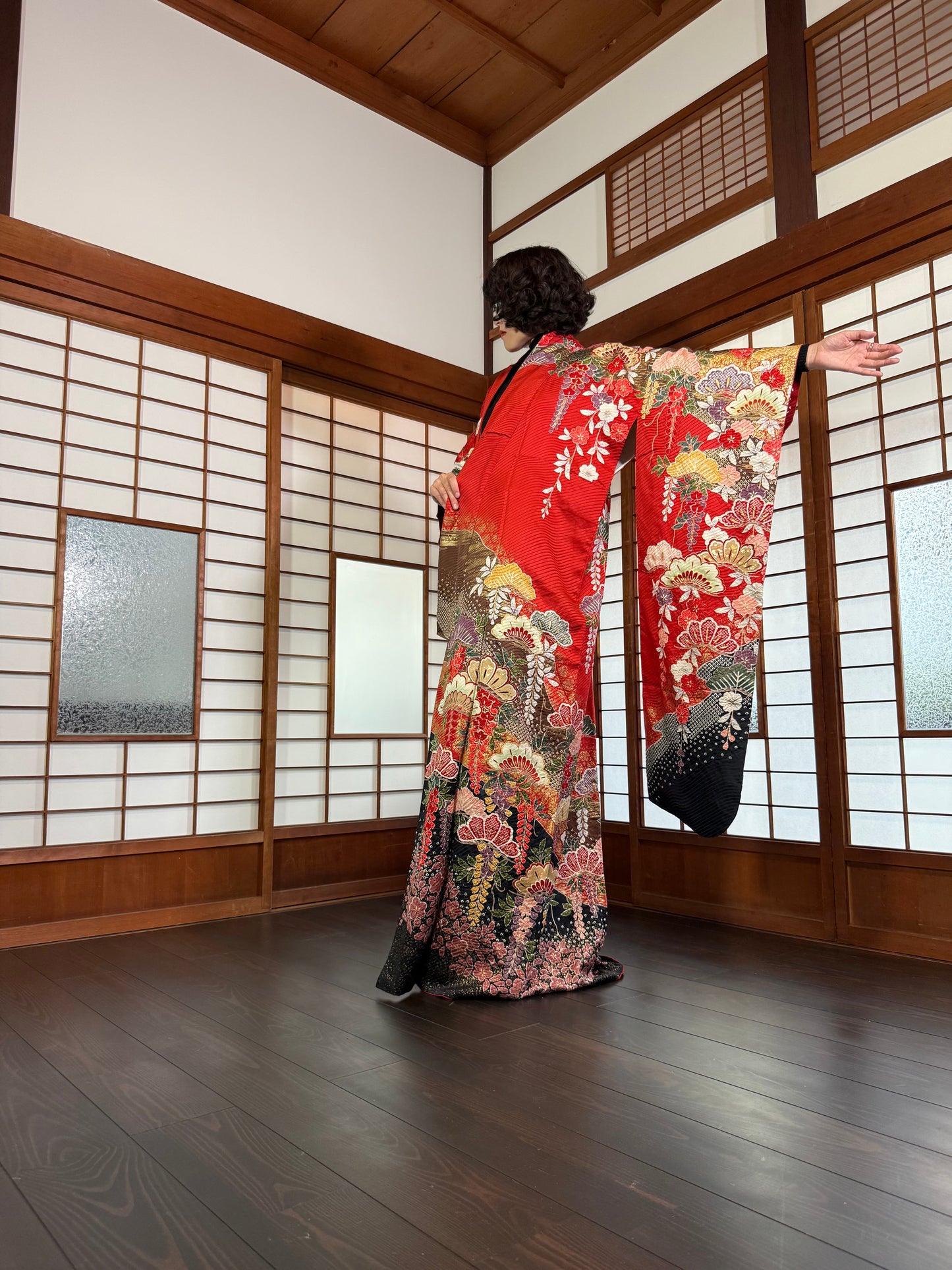 Redefining the Vintage Furisode Collection "ume, matsu"