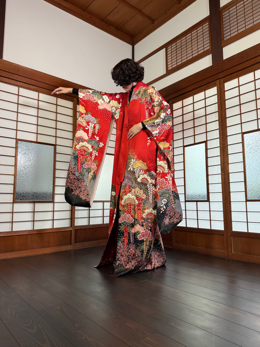 Redefining the Vintage Furisode Collection "ume, matsu"