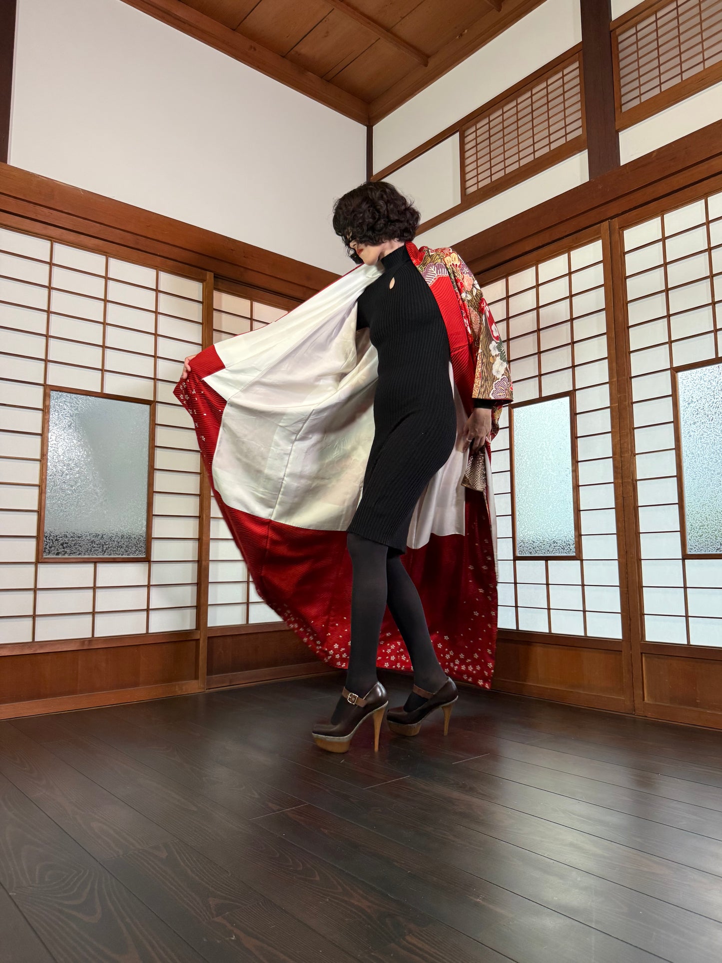 Redefining the Vintage Furisode Collection "ume, matsu"