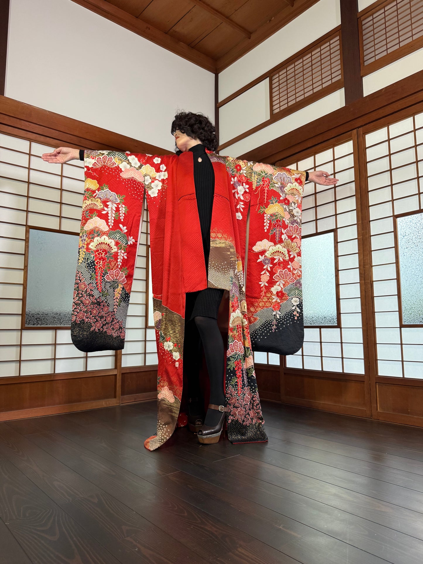 Redefining the Vintage Furisode Collection "ume, matsu"
