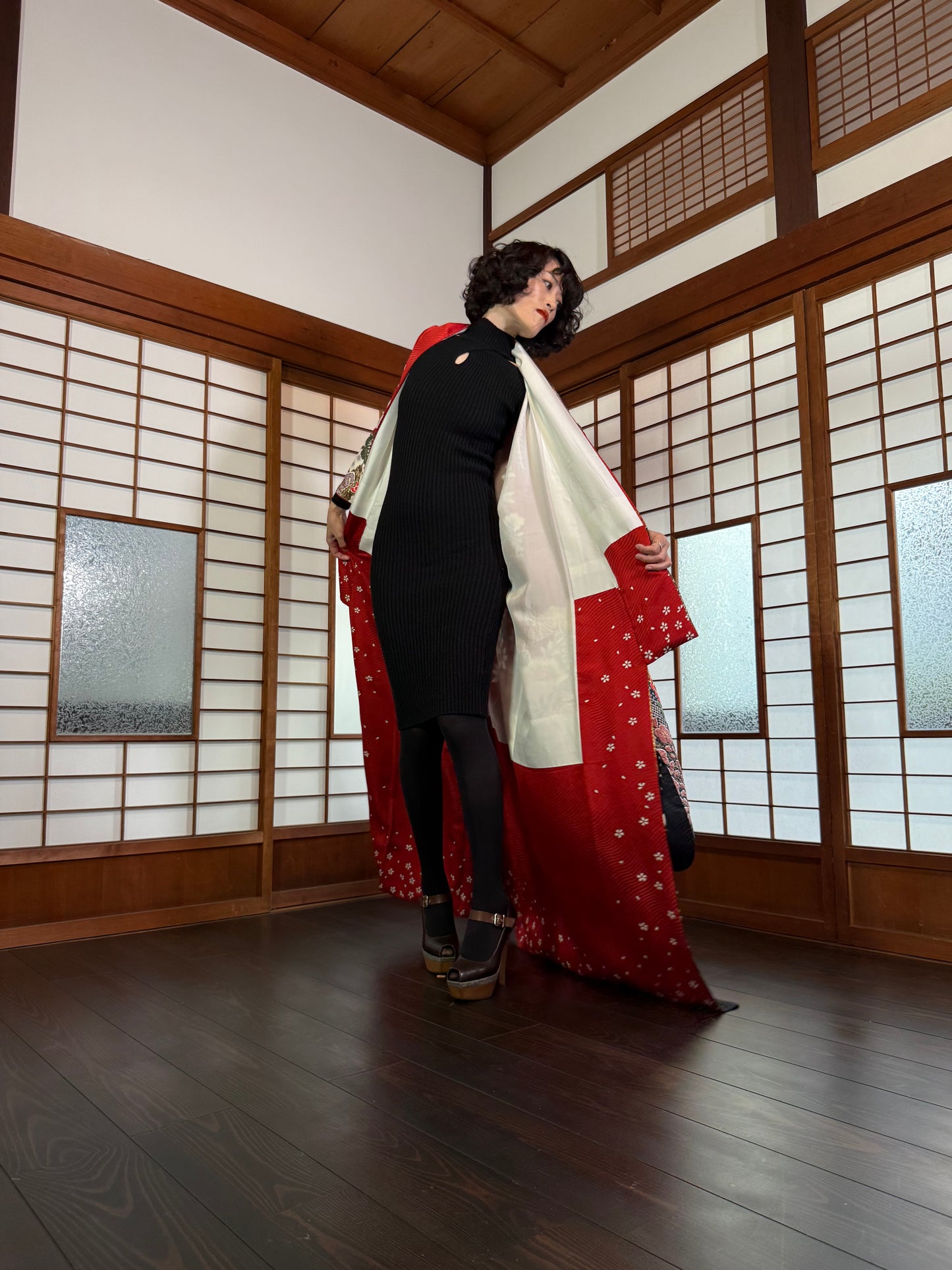 Redefining the Vintage Furisode Collection "ume, matsu"