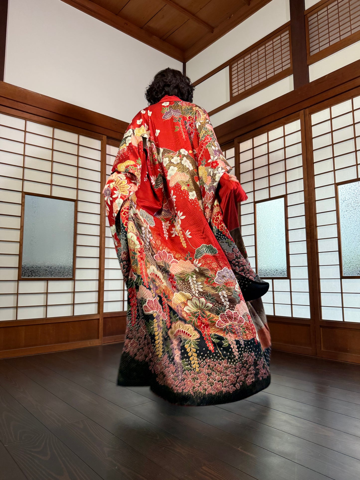 Redefining the Vintage Furisode Collection "ume, matsu"
