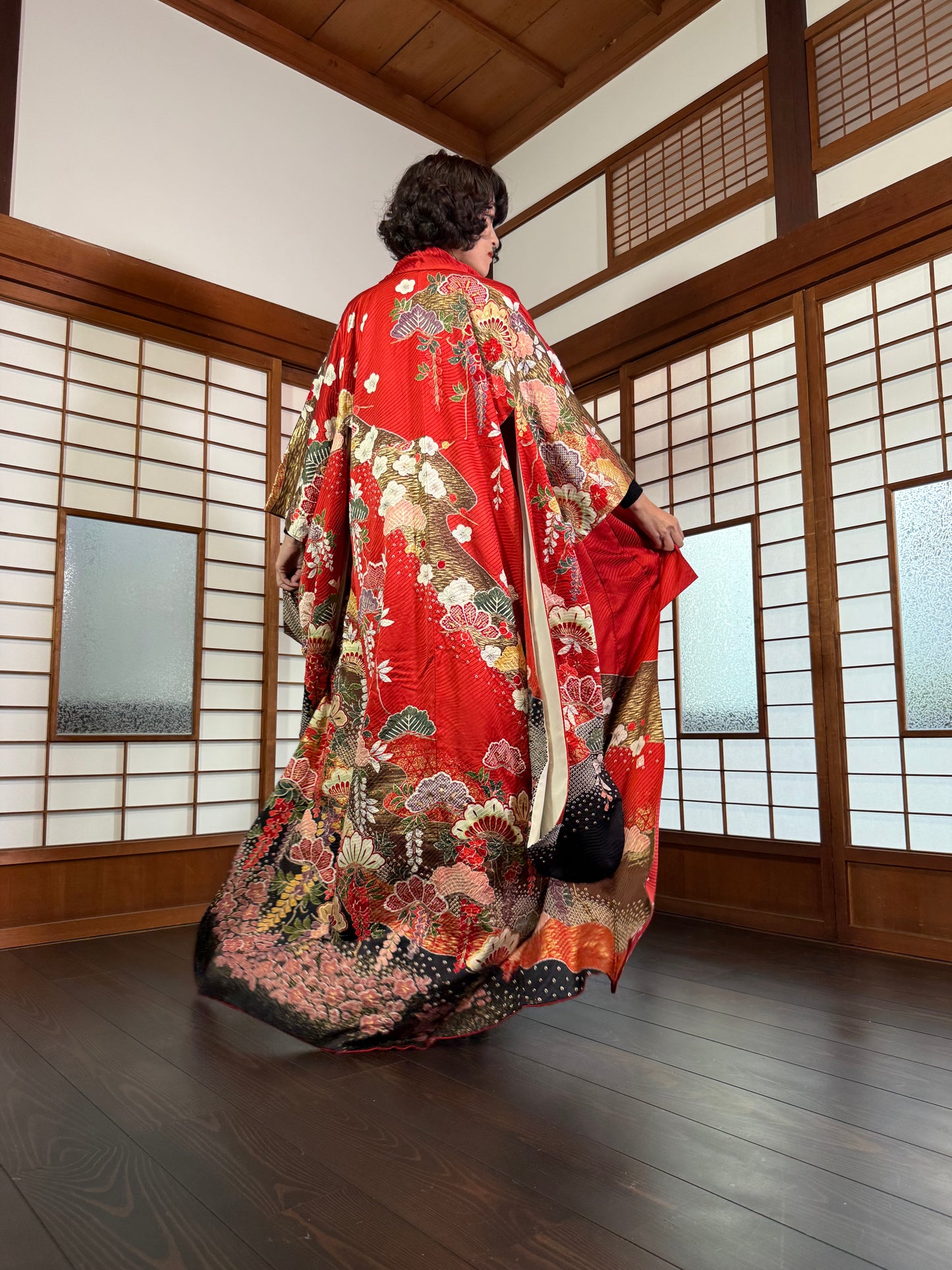 Redefining the Vintage Furisode Collection "ume, matsu"