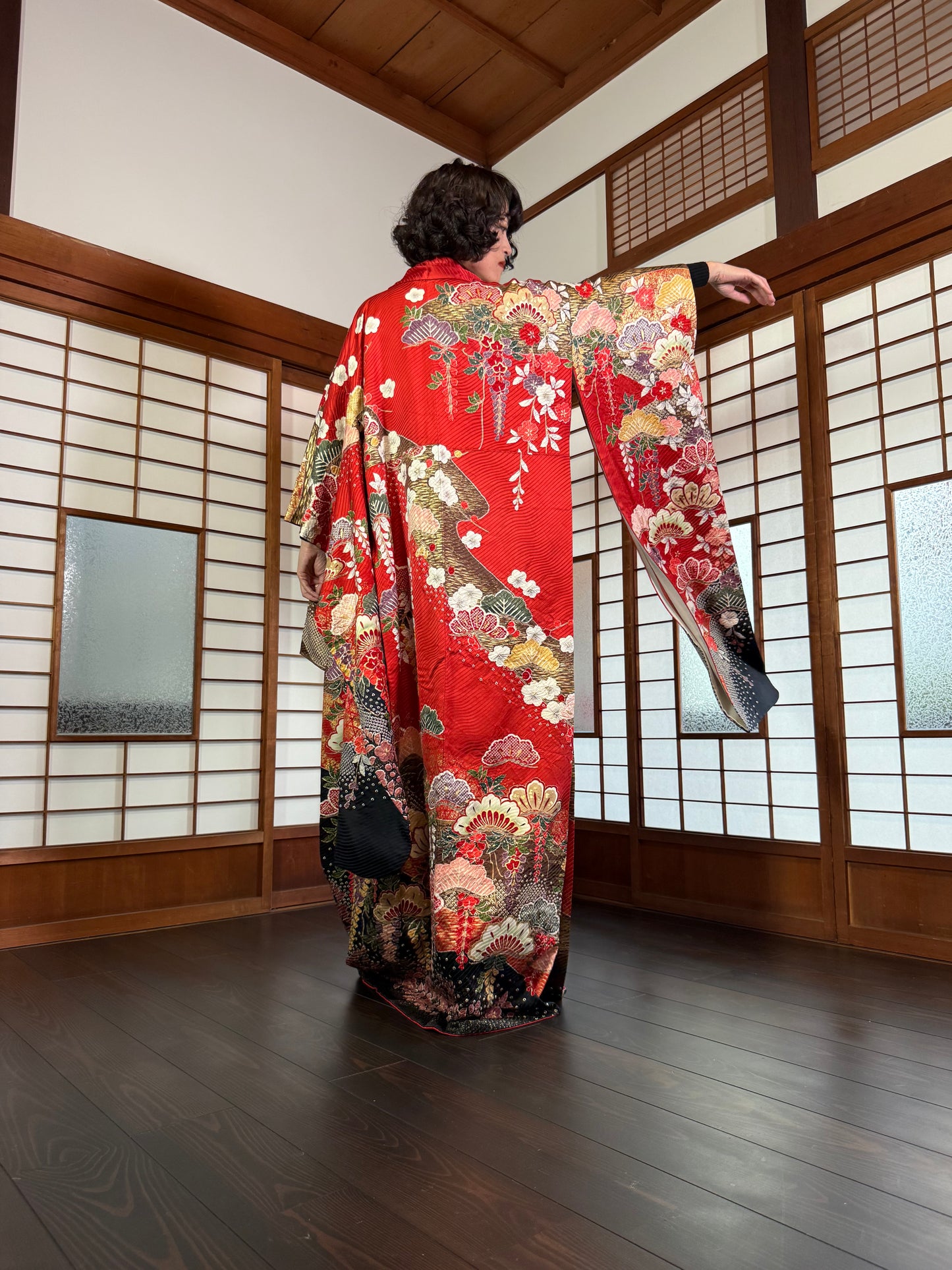 Redefining the Vintage Furisode Collection "ume, matsu"
