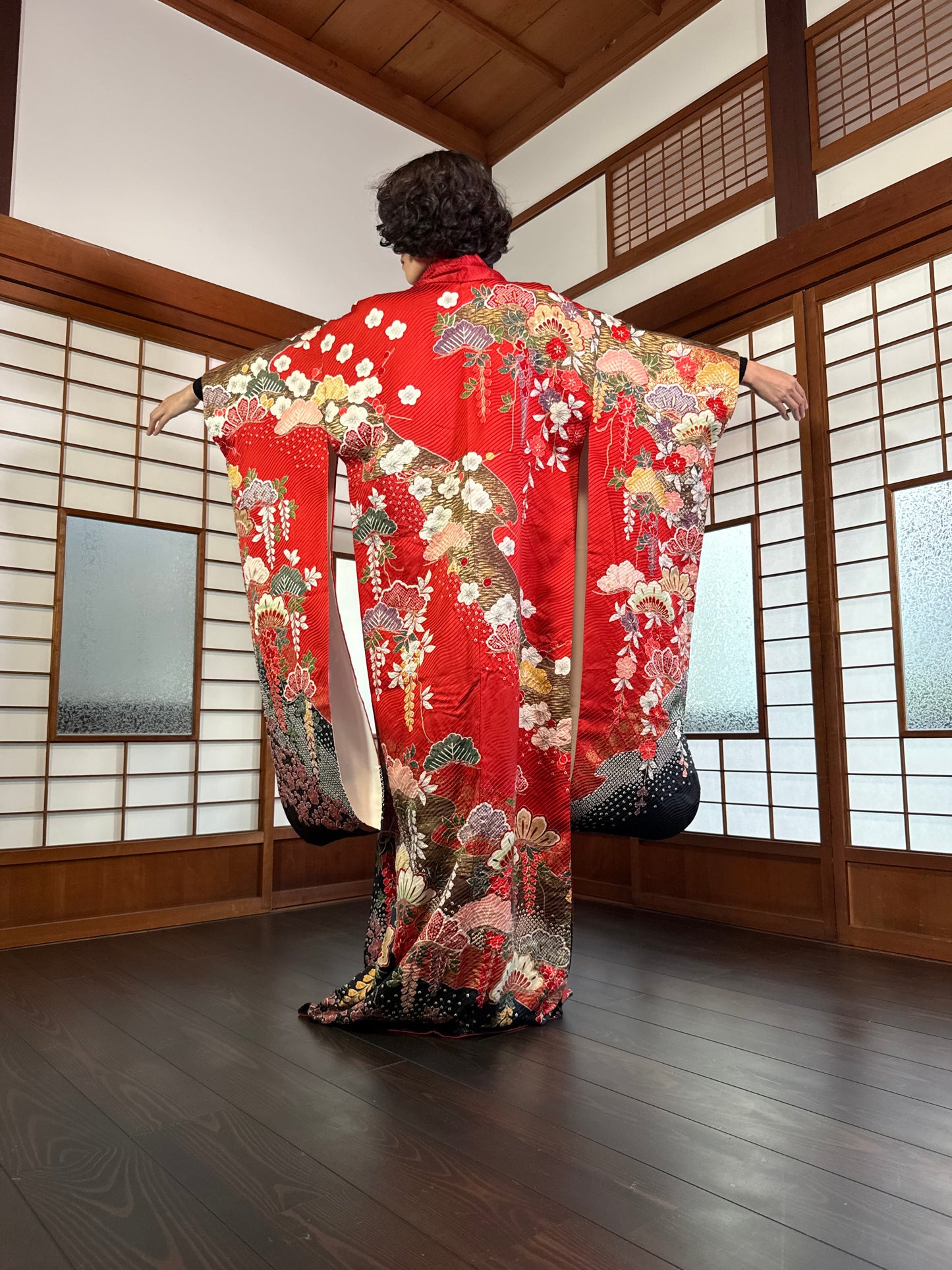 Redefining the Vintage Furisode Collection "ume, matsu"